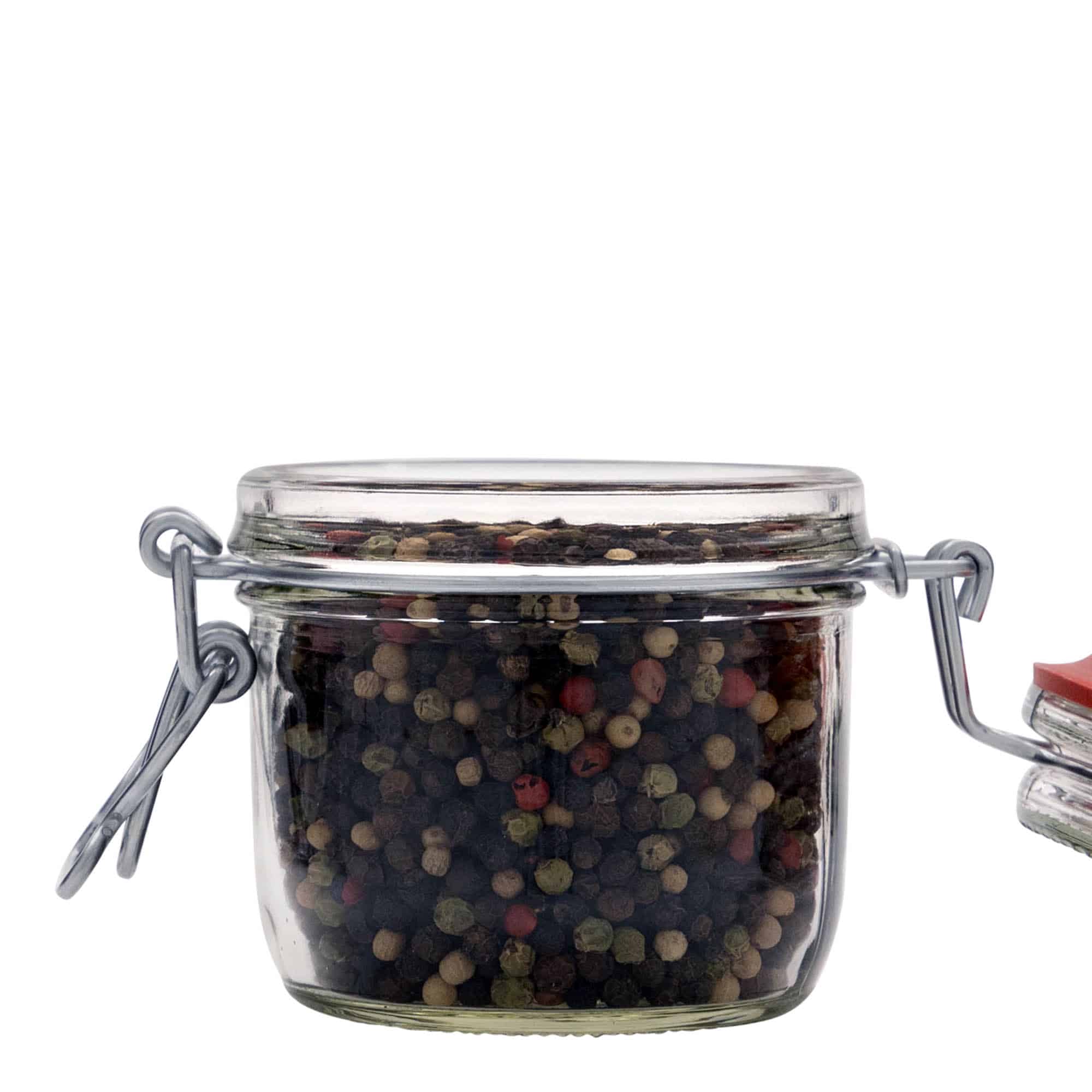 255 ml Barattolo ermetico, vetro, imboccatura: chiusura meccanica