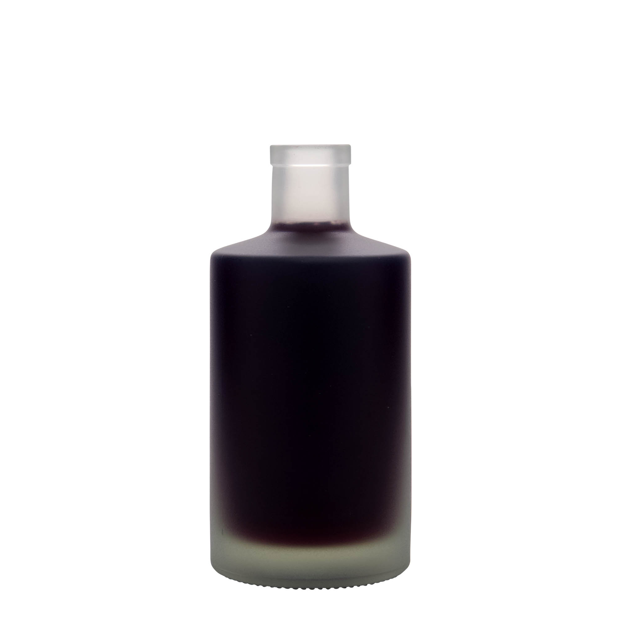 Bottiglia di vetro da 500 ml 'Caroline', ghiacciata, bocca: sughero Bottiglia di vetro da 500 ml 'Caroline', ghiacciata, bocca: sughero