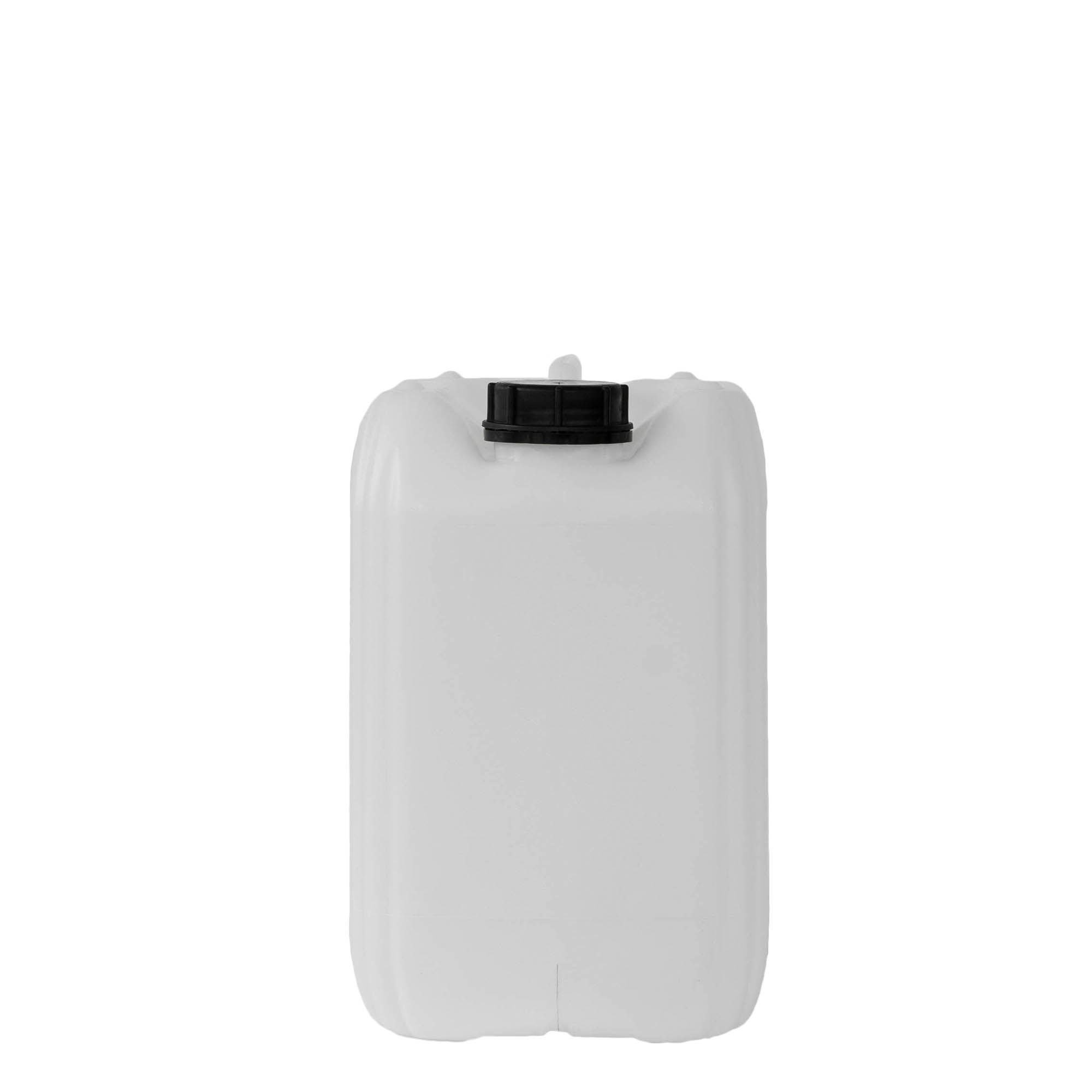 10 l Tanica, rettangolare, plastica HDPE, naturale, imboccatura: ND 55