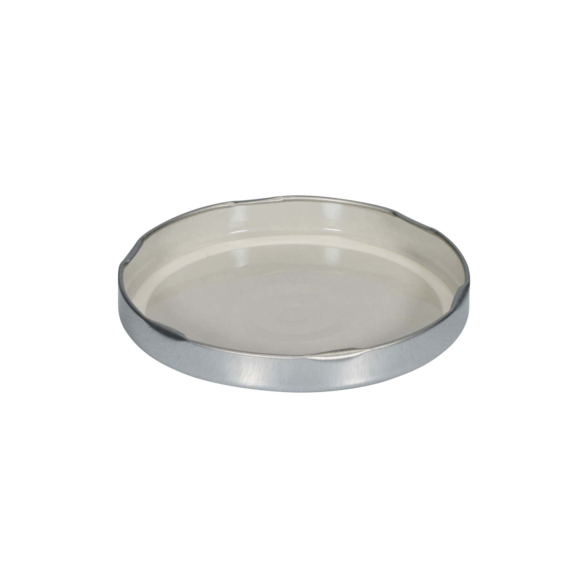 Tappo Twist-Off, lamina bianca, argento, per bocca: TO 100