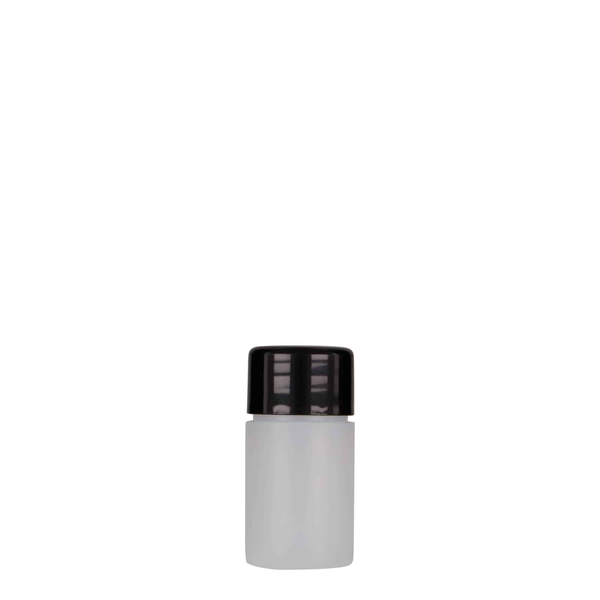 Bottiglia in plastica da 15 ml 'Tuffy', HDPE, naturale, bocca: 24/410