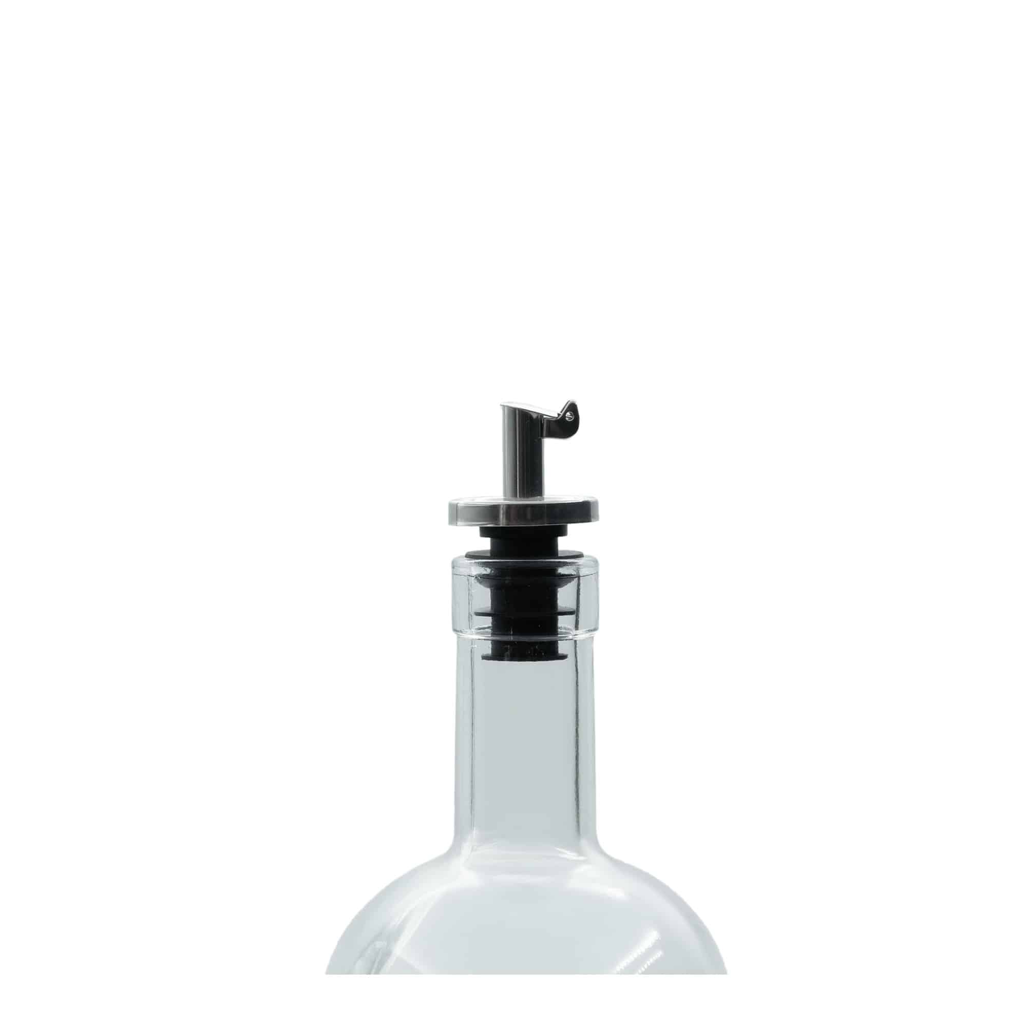 Tappo versatore Inox aceto, acciaio inossidabile, argento