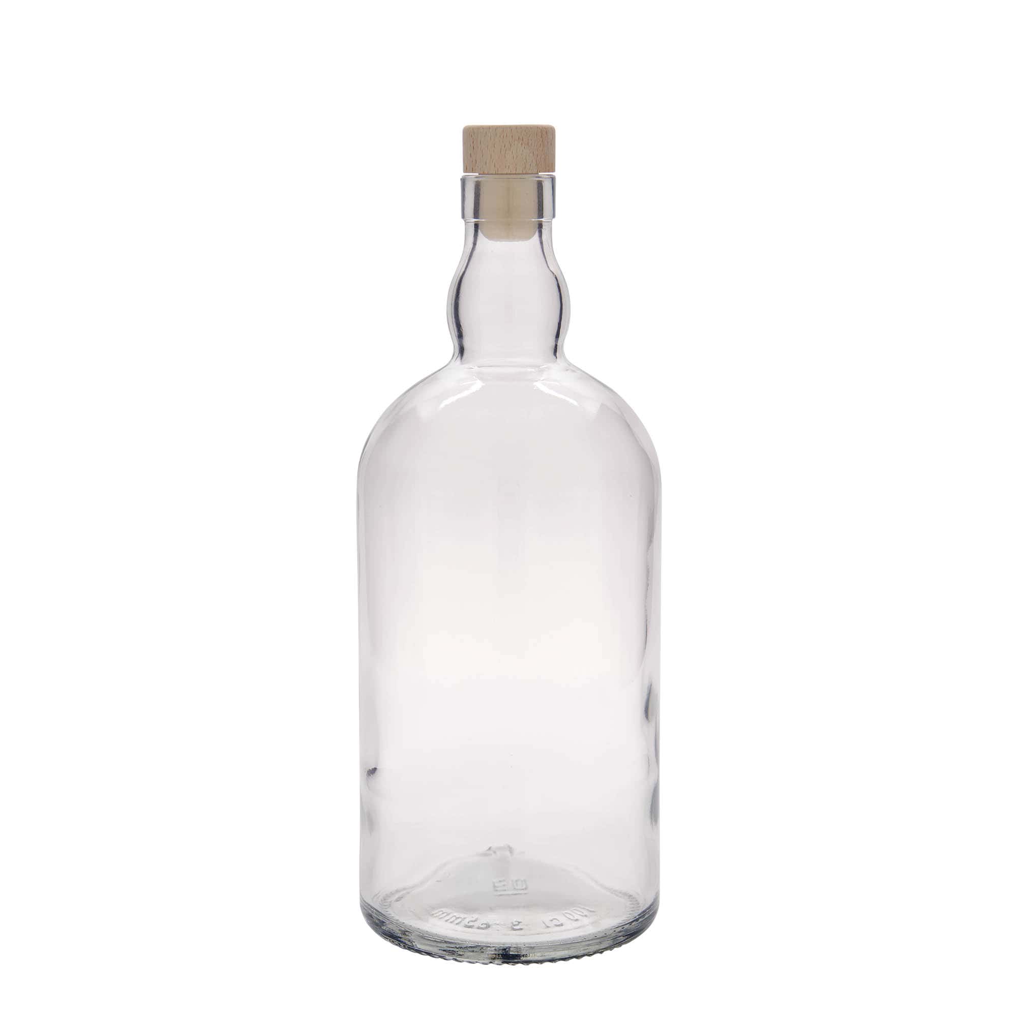 1.000 ml Bottiglia di vetro 'Aberdeen', imboccatura: fascetta