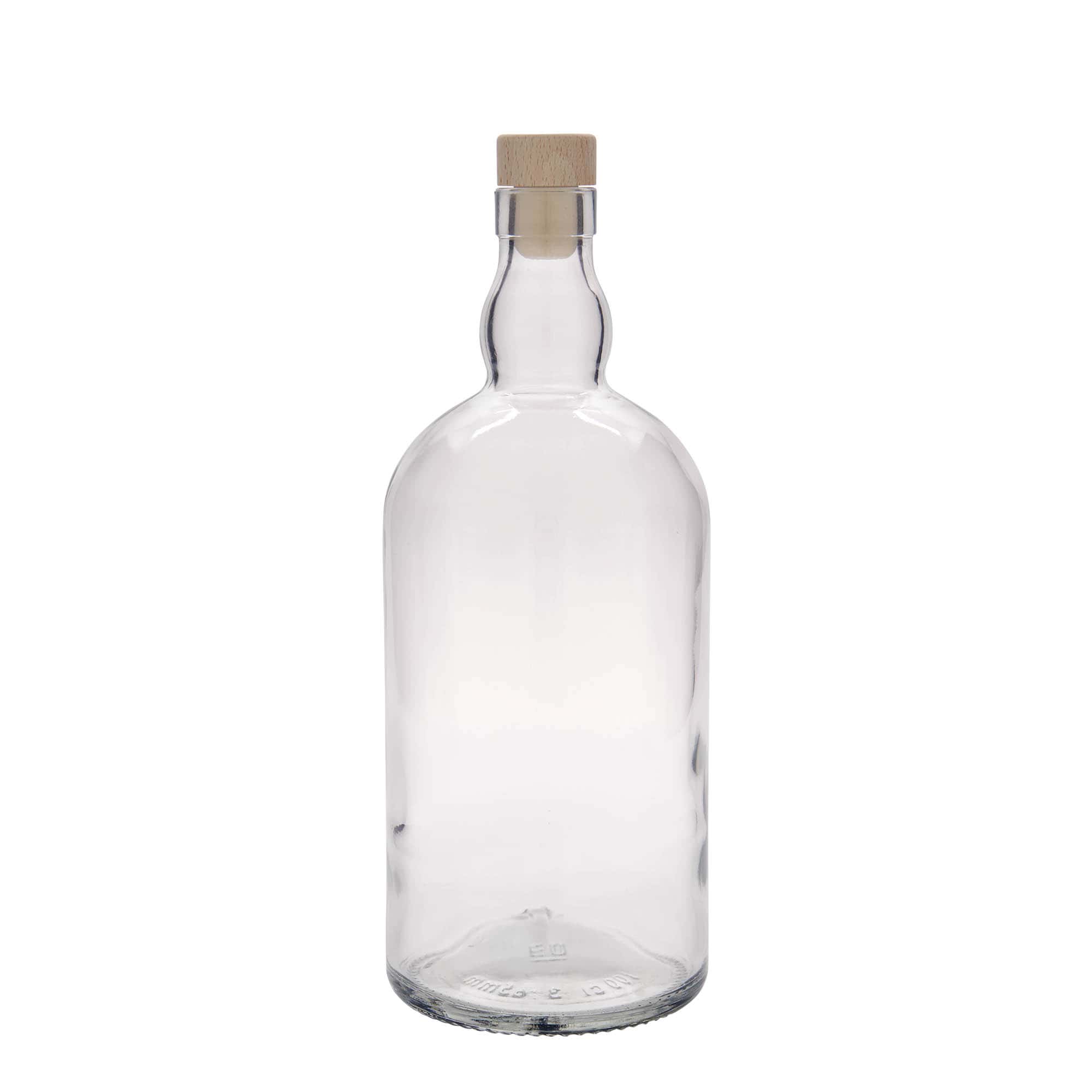 Bottiglia di vetro da 1000 ml 'Aberdeen', bocca: sughero