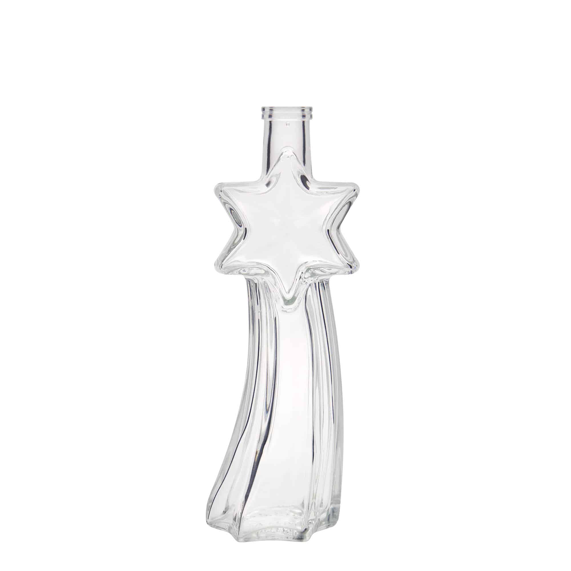 200 ml Bottiglia di vetro 'Stella cadente', imboccatura: fascetta 200 ml Bottiglia di vetro 'Stella cadente', imboccatura: fascetta