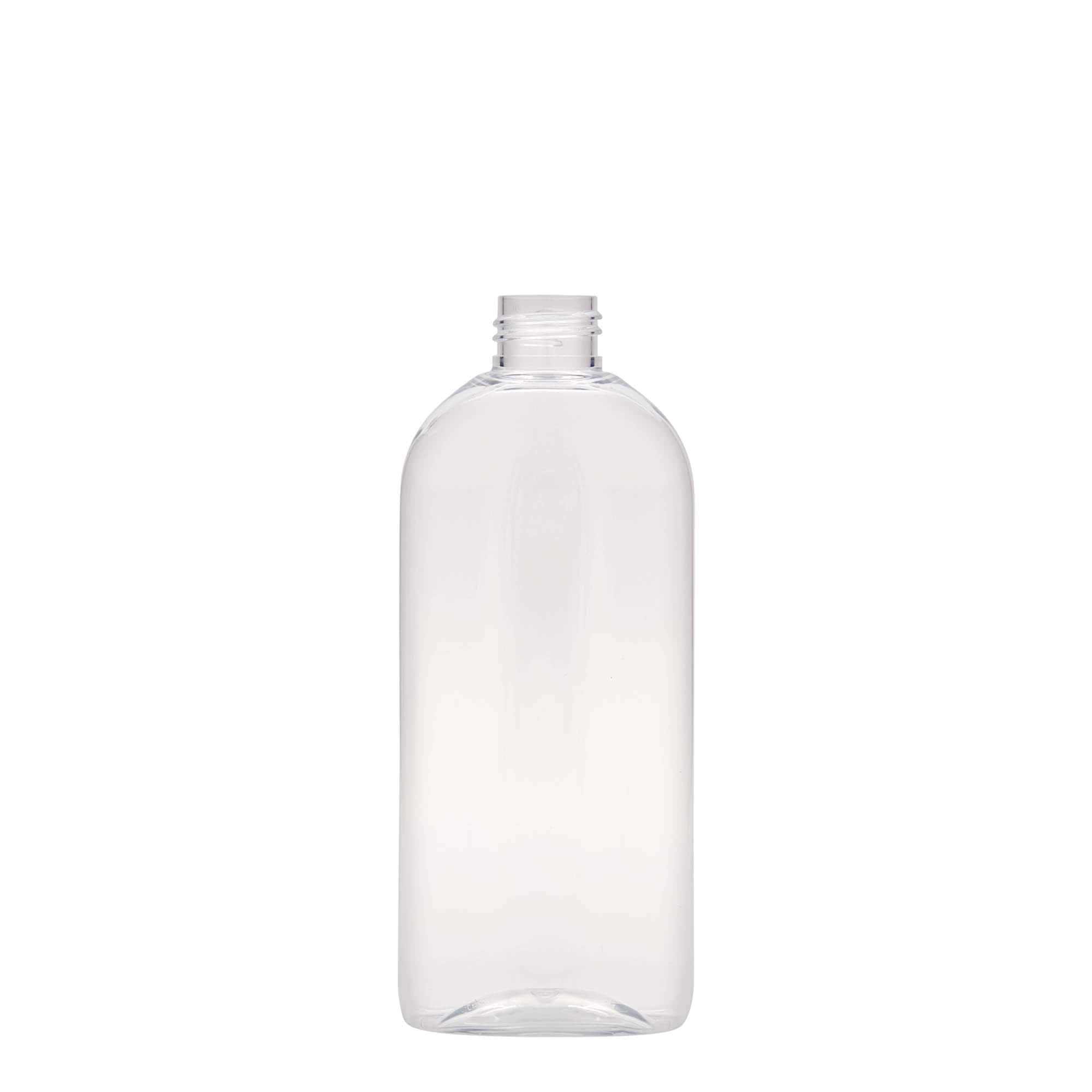 Bottiglia PET da 250 ml 'Iris', ovale, plastica, bocca: 24/410