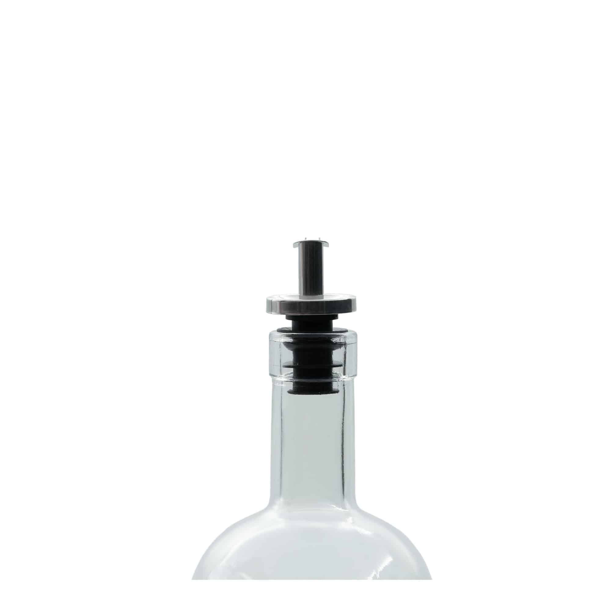 Tappo versatore Inox aceto, acciaio inossidabile, argento