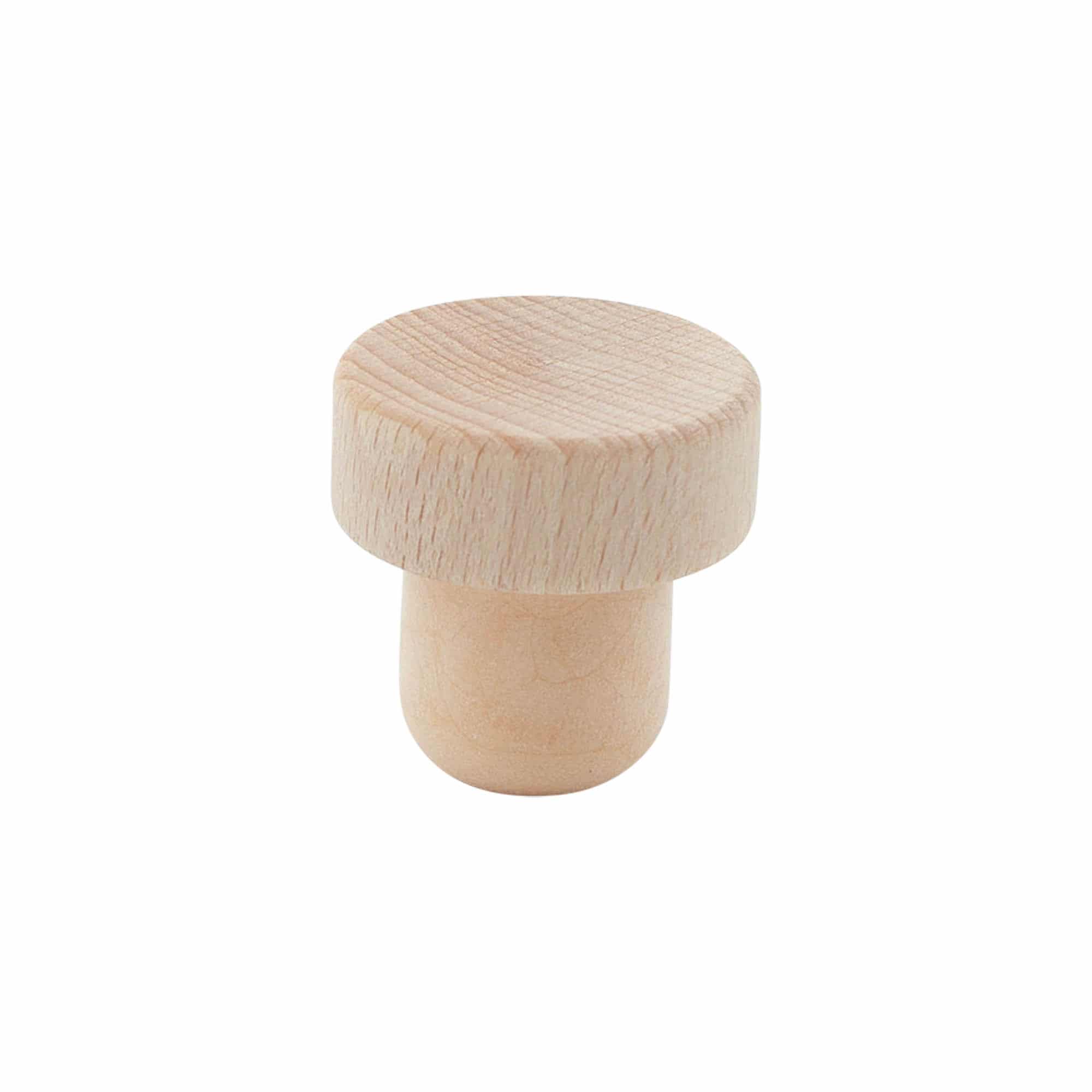 Tappo a fungo 21,5 mm, legno, per imboccatura: fascetta Tappo a fungo 21,5 mm, legno, per imboccatura: fascetta
