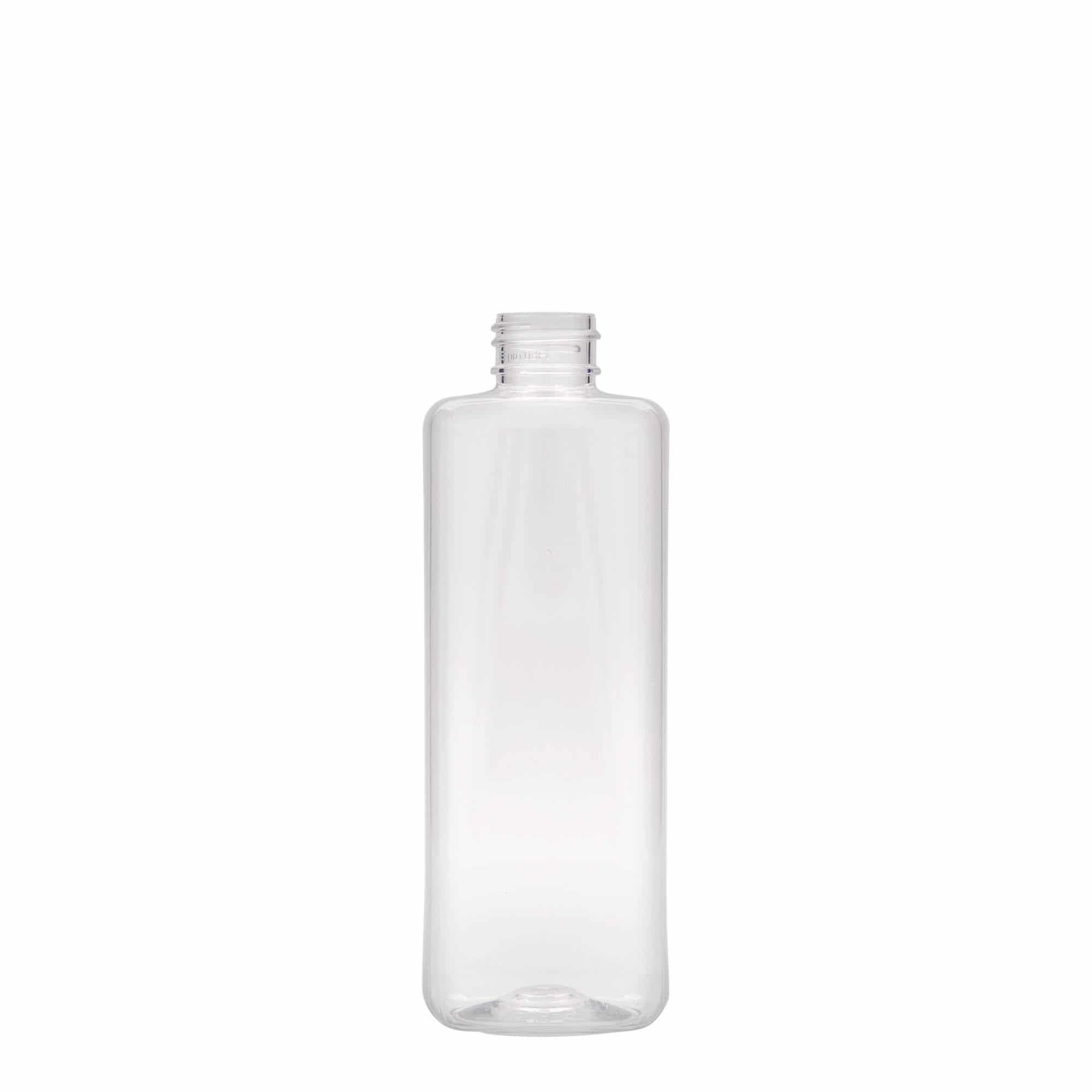 300 ml Bottiglia PET 'Karl', quadrato, plastica, imboccatura: GPI 24/410