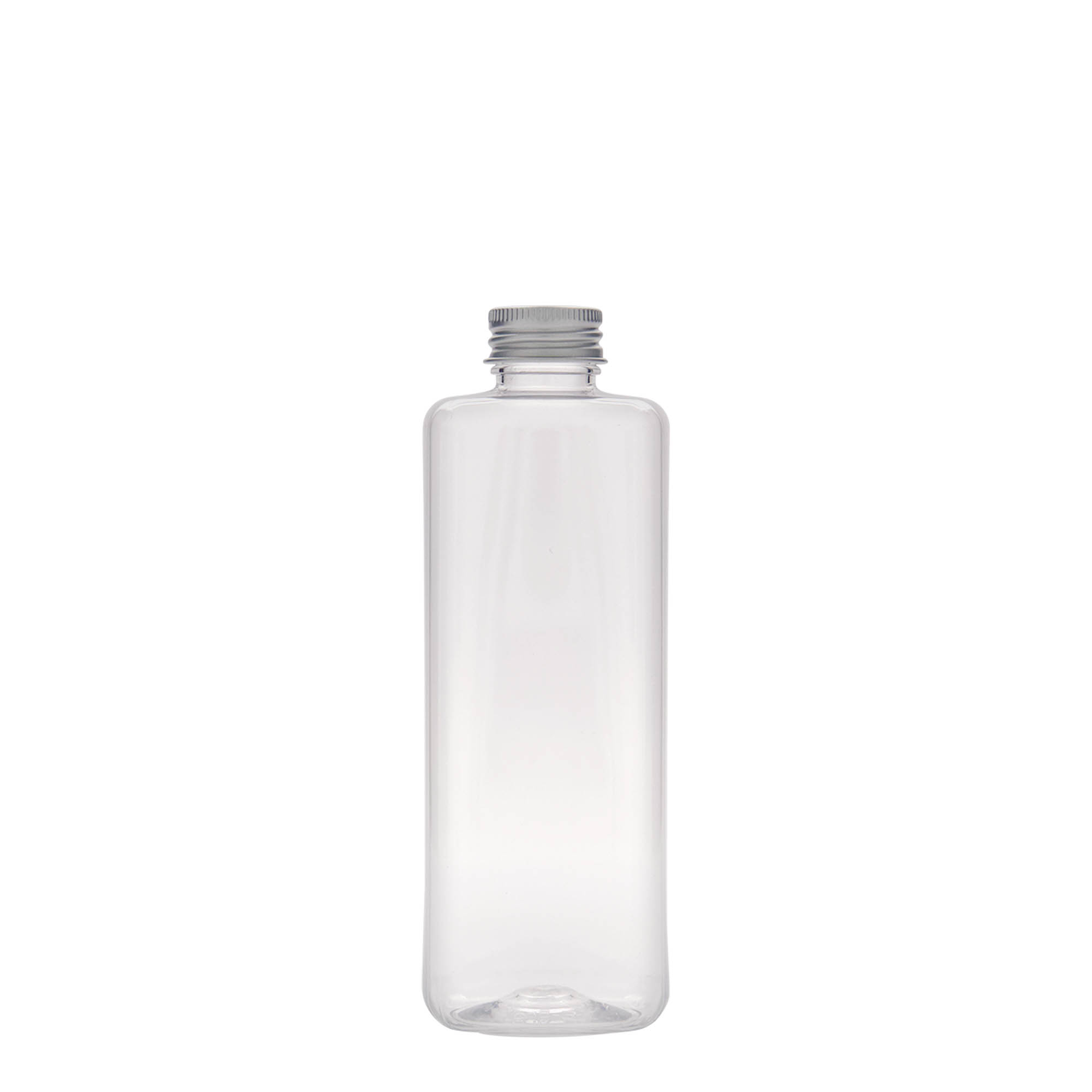 Bottiglia PET da 300 ml 'Karl', quadrata, plastica, bocca: 24/410