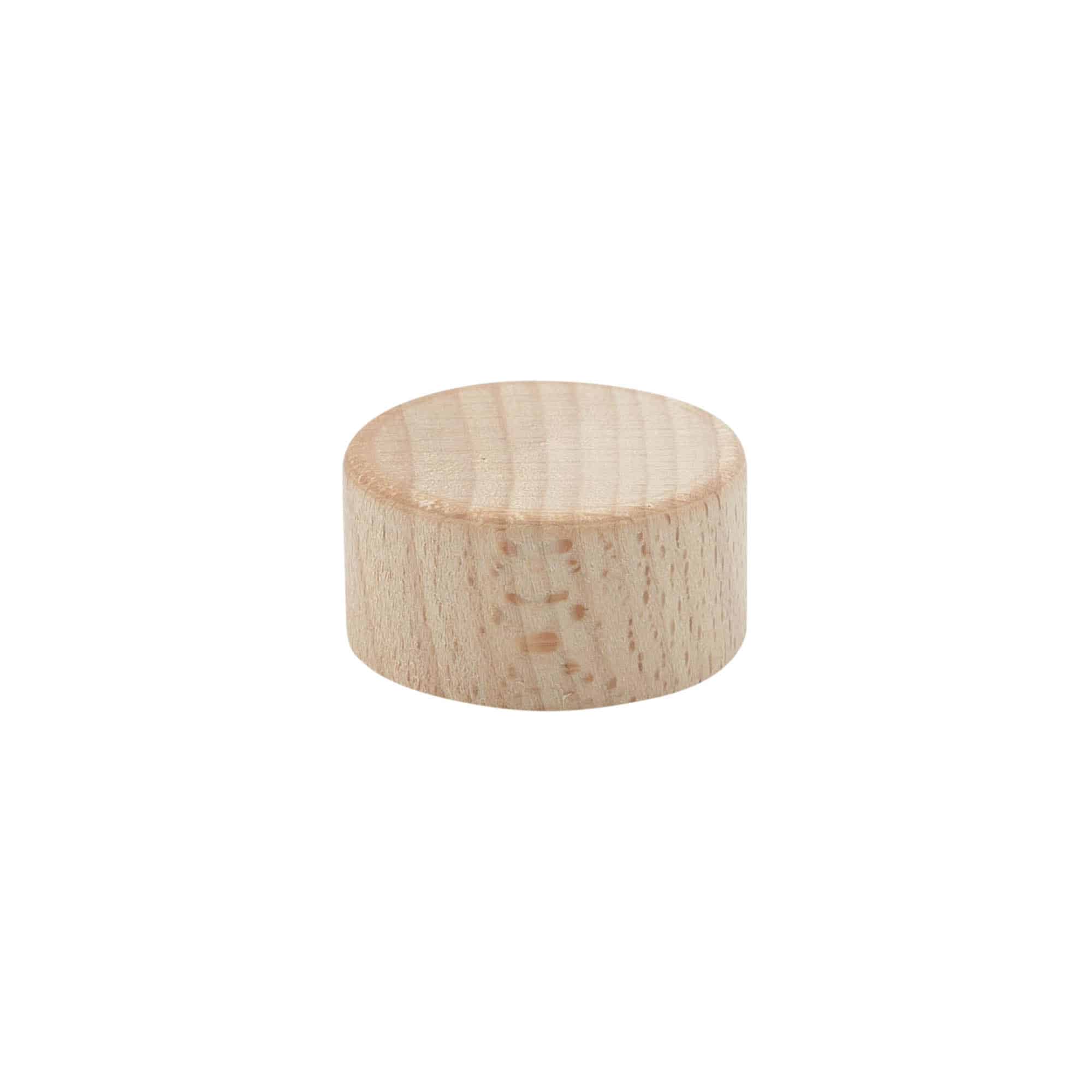 Tappo a vite, in legno, beige, per imboccatura: GPI 28/400 Tappo a vite, in legno, beige, per imboccatura: GPI 28/400