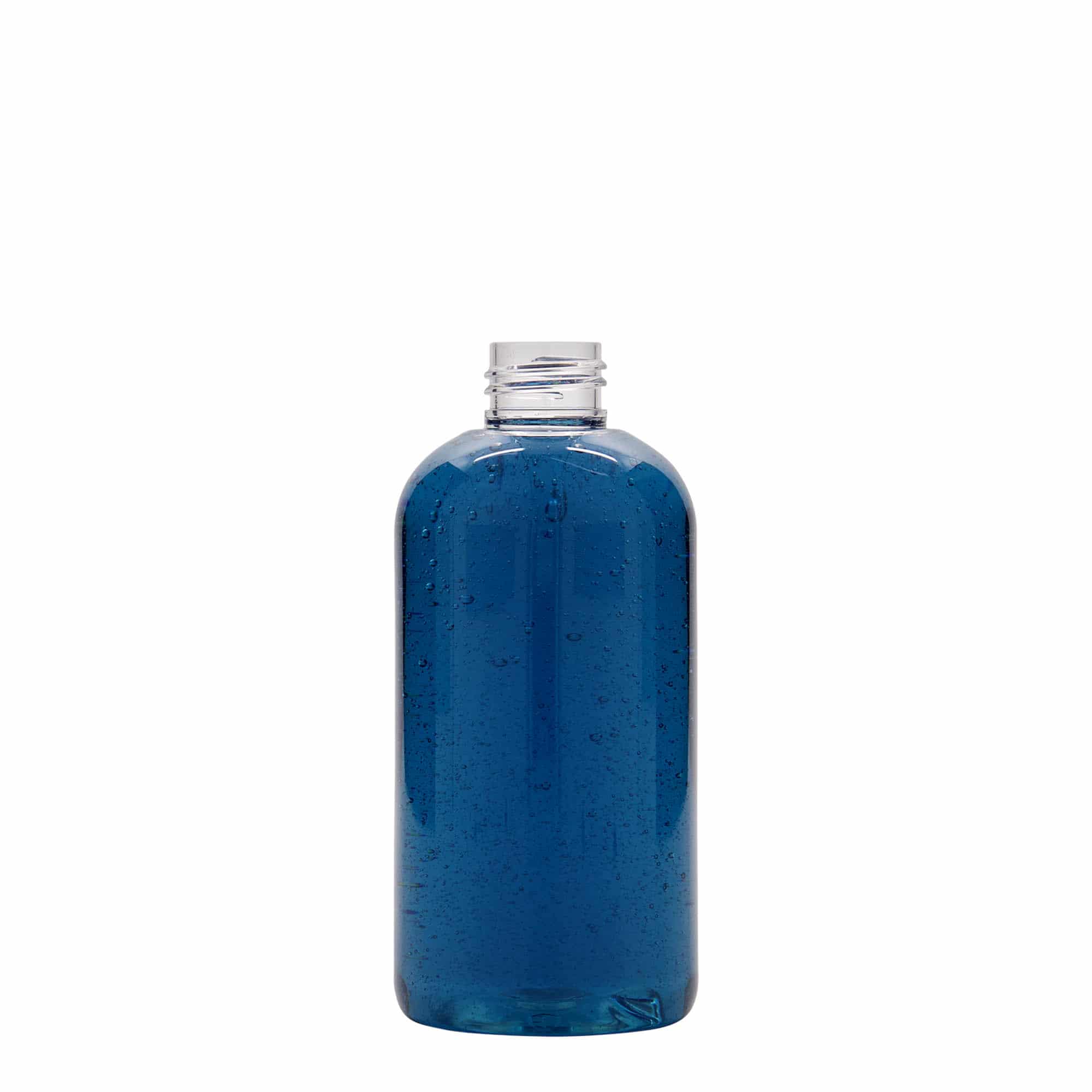 250 ml Bottiglia PET 'Boston', plastica, imboccatura: GPI 24/410