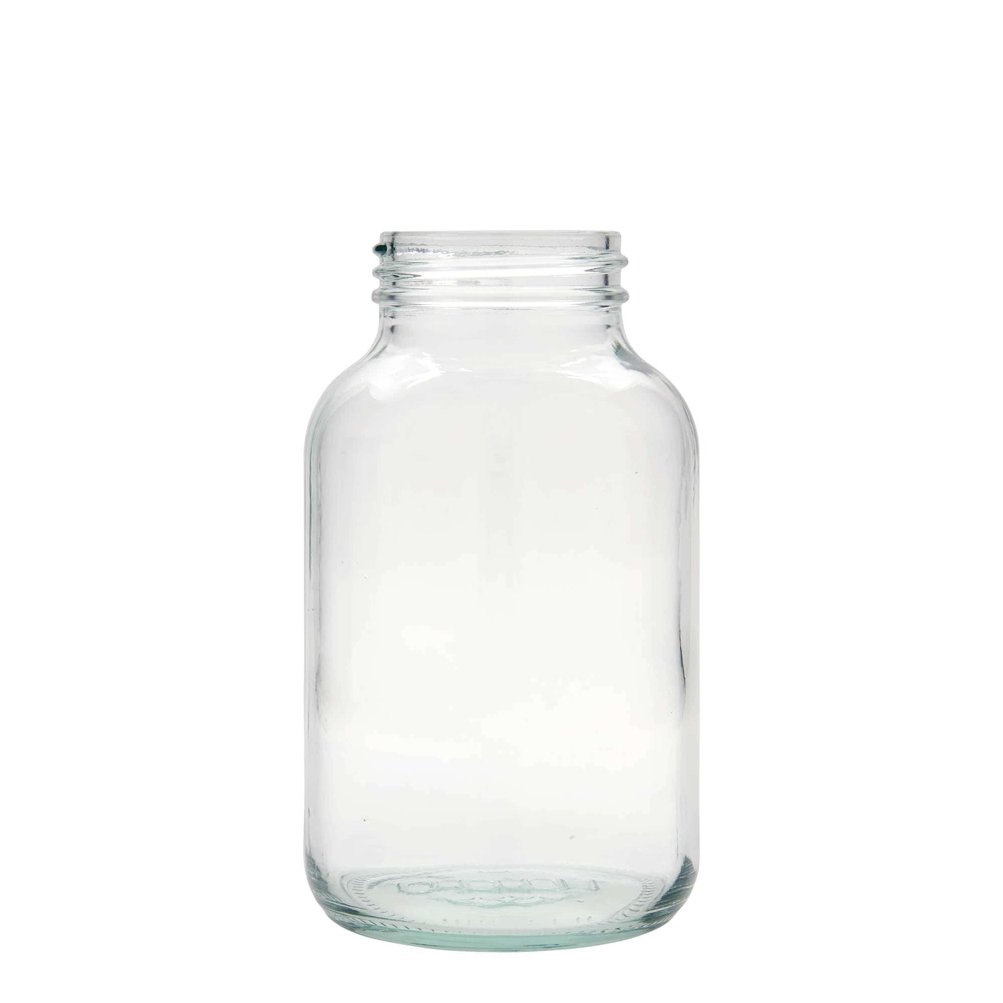 1.000 ml Vasetto di vetro a bocca larga, imboccatura: DIN 68