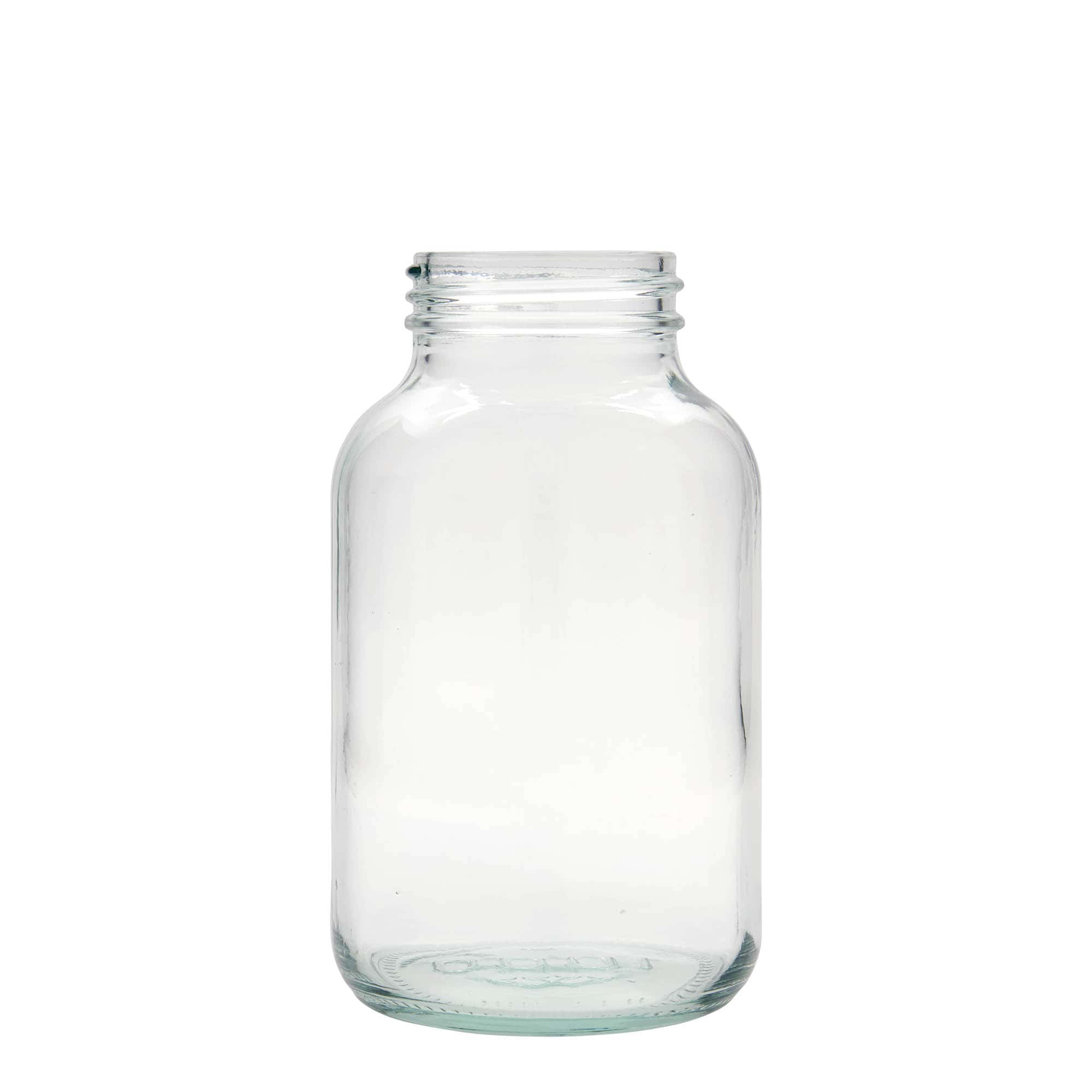 1.000 ml Vasetto di vetro a bocca larga, imboccatura: DIN 68 1.000 ml Vasetto di vetro a bocca larga, imboccatura: DIN 68