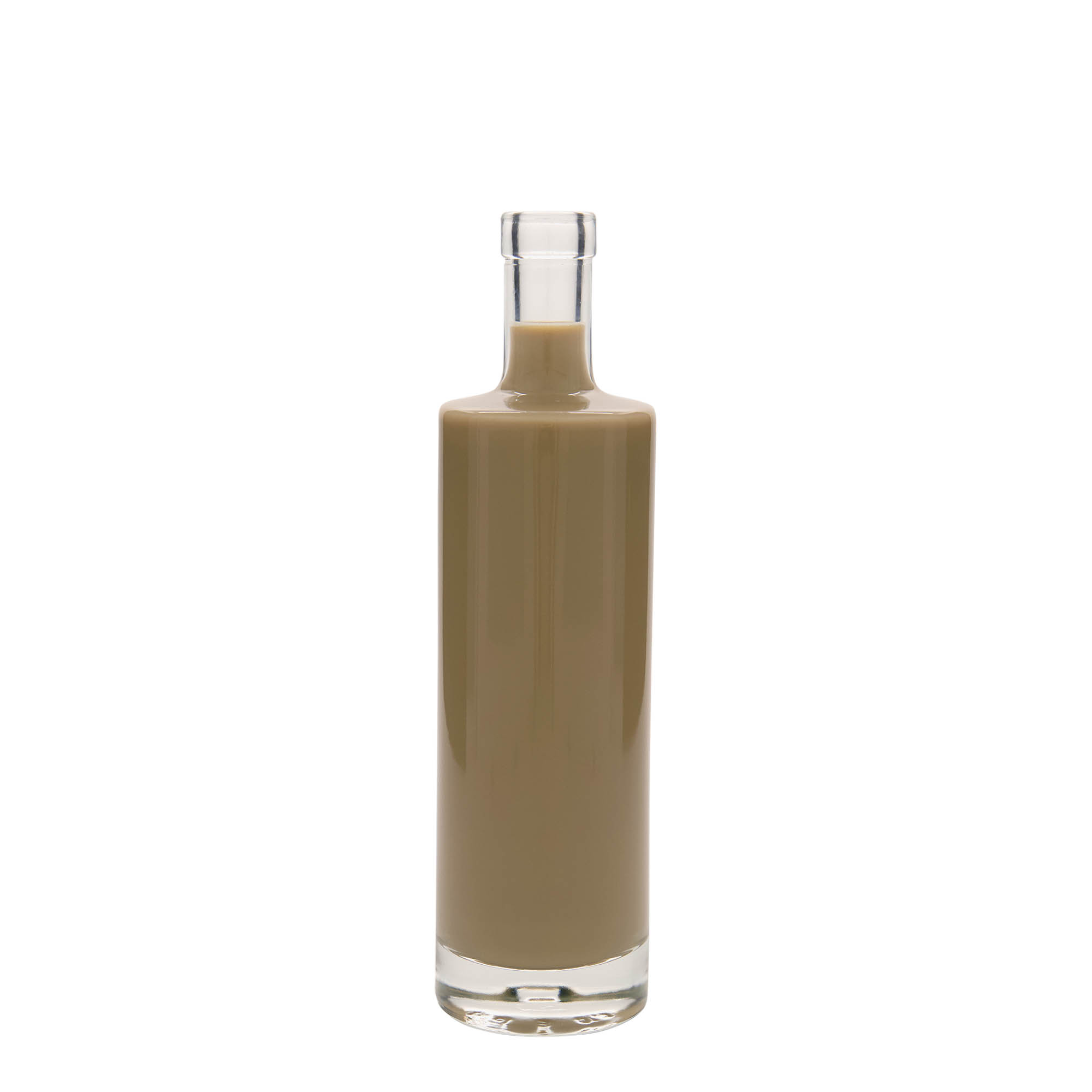 Bottiglia di vetro da 500 ml 'Titano', bocca: tappo di sughero Bottiglia di vetro da 500 ml 'Titano', bocca: tappo di sughero