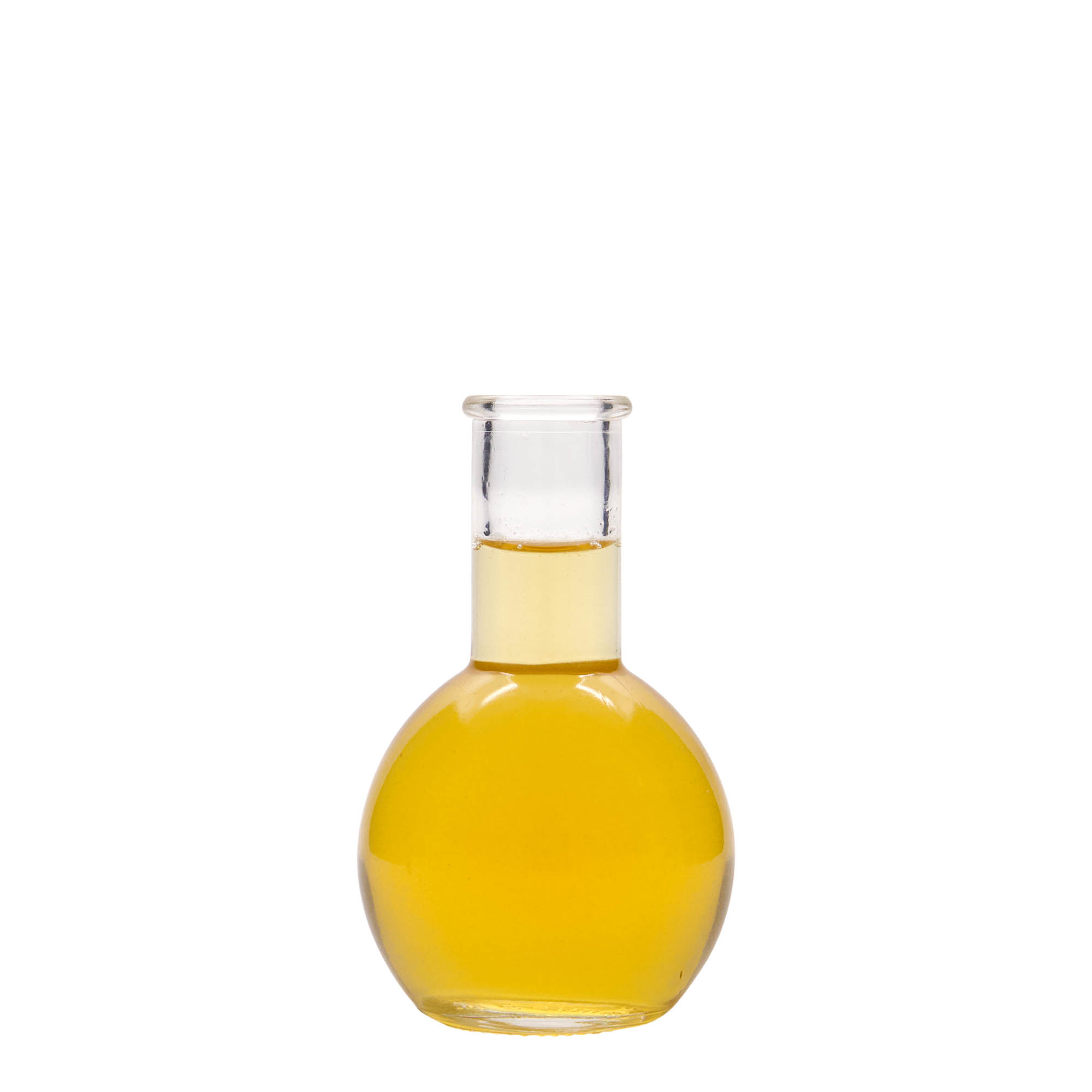 Bottiglia di vetro da 100 ml 'Tulipano', bocca: sughero Bottiglia di vetro da 100 ml 'Tulipano', bocca: sughero