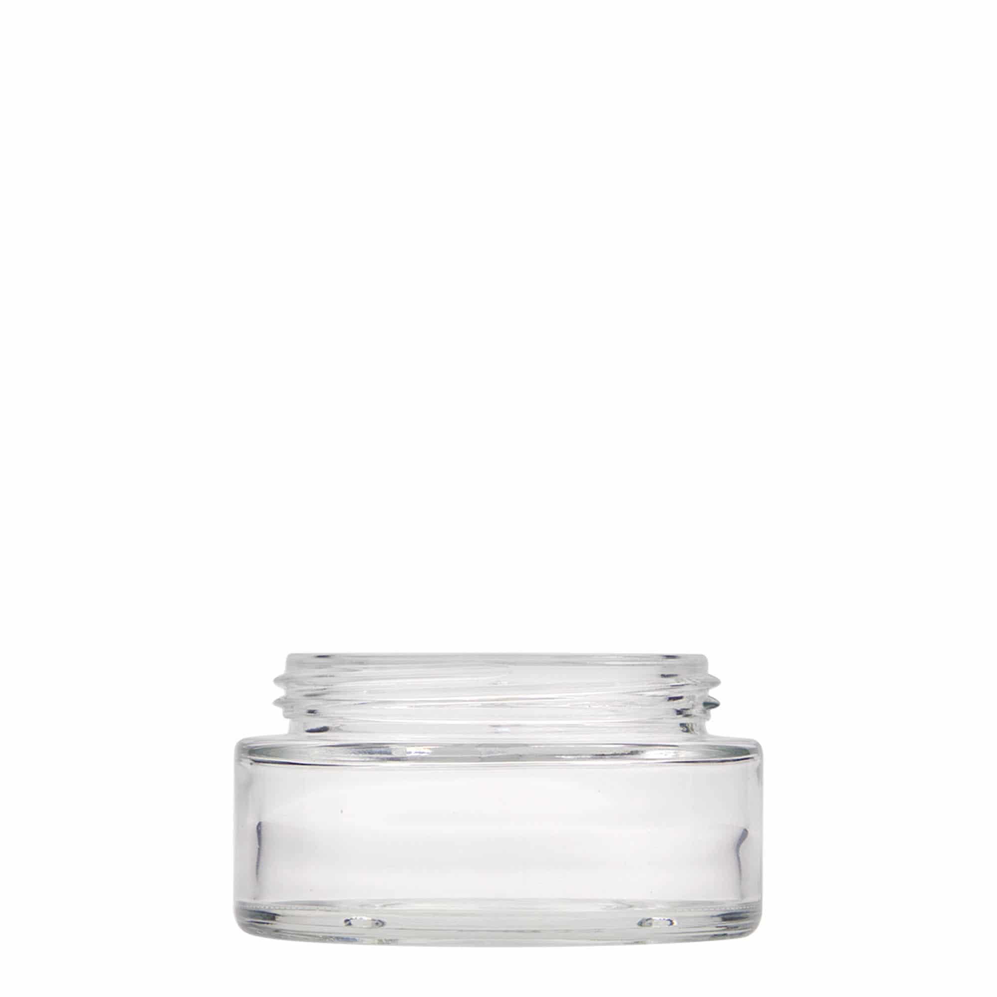 100 ml Contenitore cosmetico 'Clear Edition', vetro, imboccatura: a vite