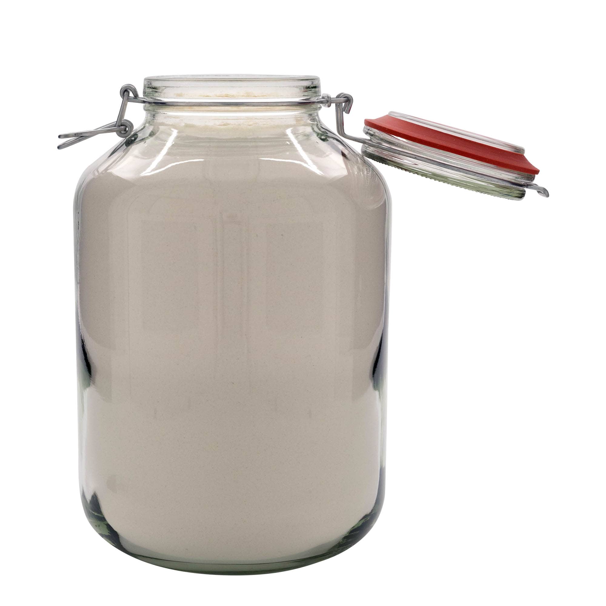 4.880 ml barattolo a chiusura con gancio metallico, bocca: chiusura a gancio metallico