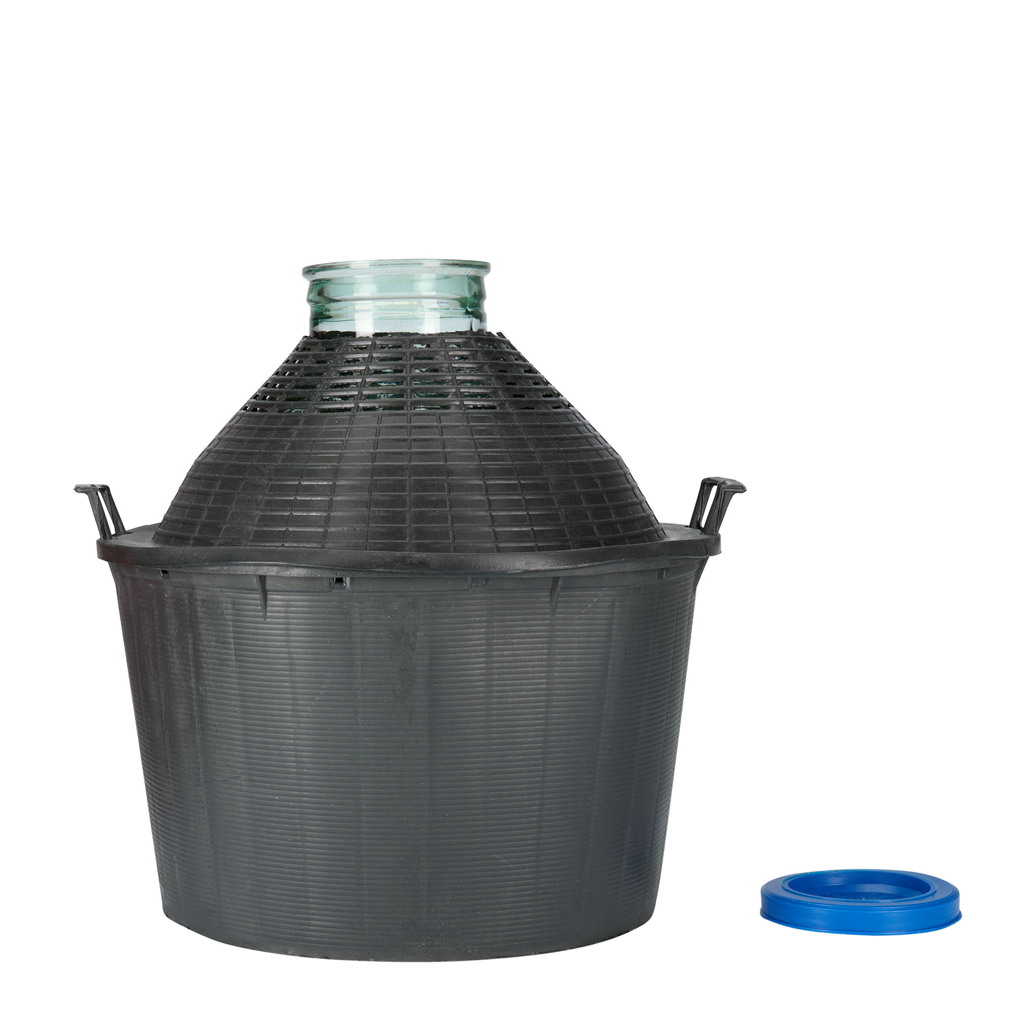 34 l Bombola a palla a bocca larga, vetro, bocca: coperchio a calotta 34 l Bombola a palla a bocca larga, vetro, bocca: coperchio a calotta