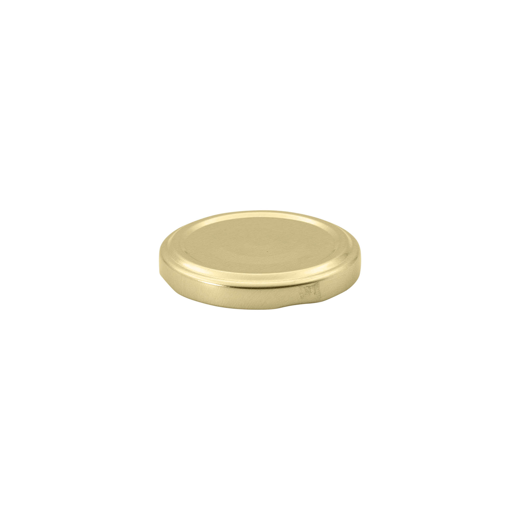 Tappi Twist-Off, lamina bianca, sterilizzabili, oro, per bocca: TO 58