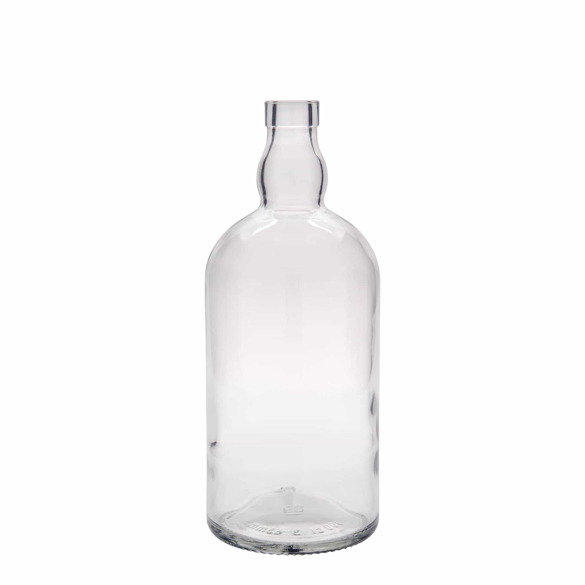 1.000 ml Bottiglia di vetro 'Aberdeen', imboccatura: fascetta