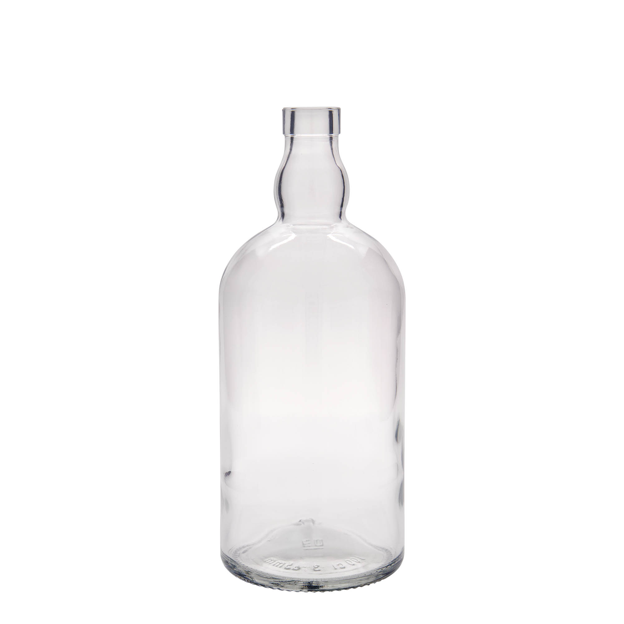 Bottiglia di vetro da 1000 ml 'Aberdeen', bocca: sughero Bottiglia di vetro da 1000 ml 'Aberdeen', bocca: sughero