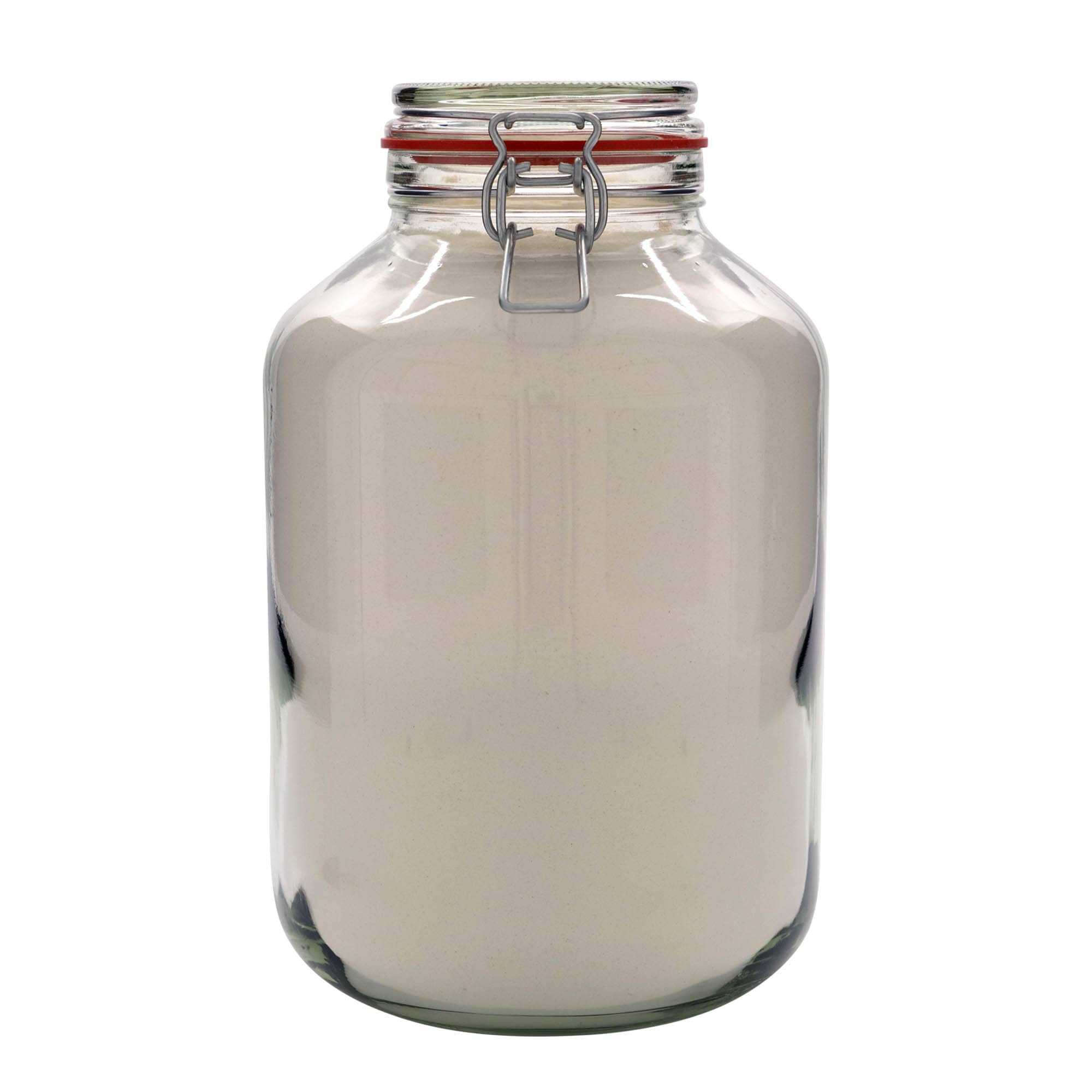 4.880 ml barattolo a chiusura con gancio metallico #, bocca: chiusura a gancio metallico