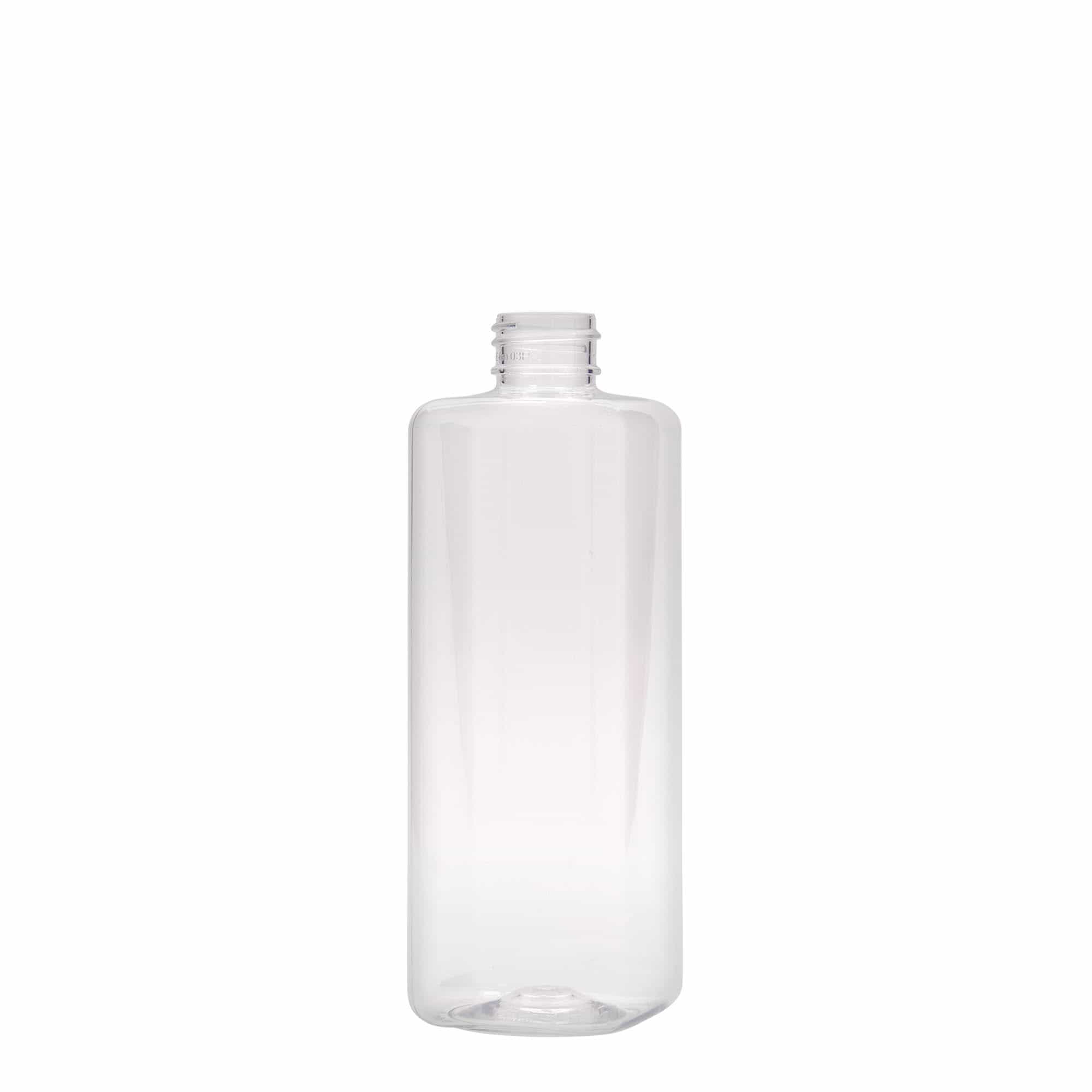 300 ml Bottiglia PET 'Karl', quadrato, plastica, imboccatura: GPI 24/410