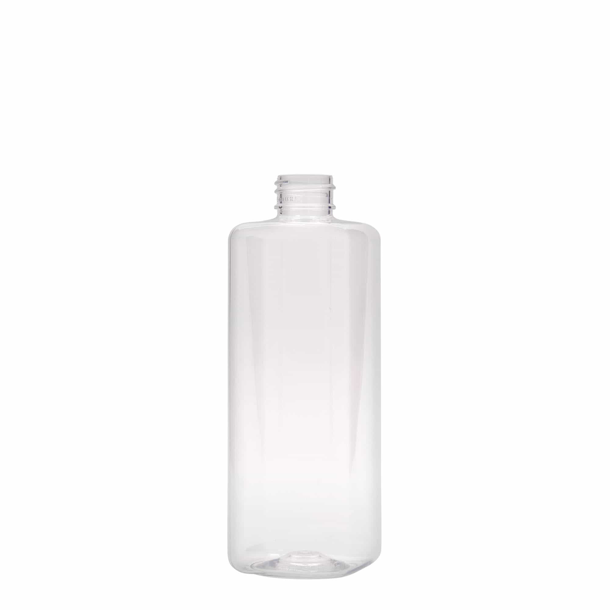 300 ml Bottiglia PET 'Karl', quadrato, plastica, imboccatura: 24/410