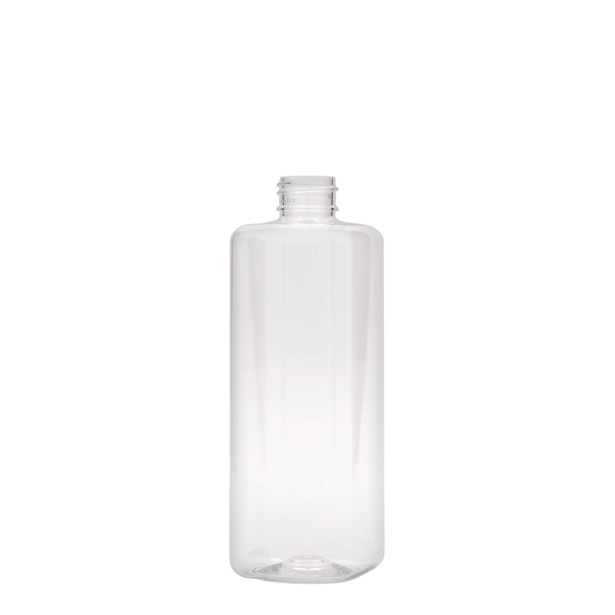 Bottiglia PET da 300 ml 'Karl', quadrata, plastica, bocca: 24/410