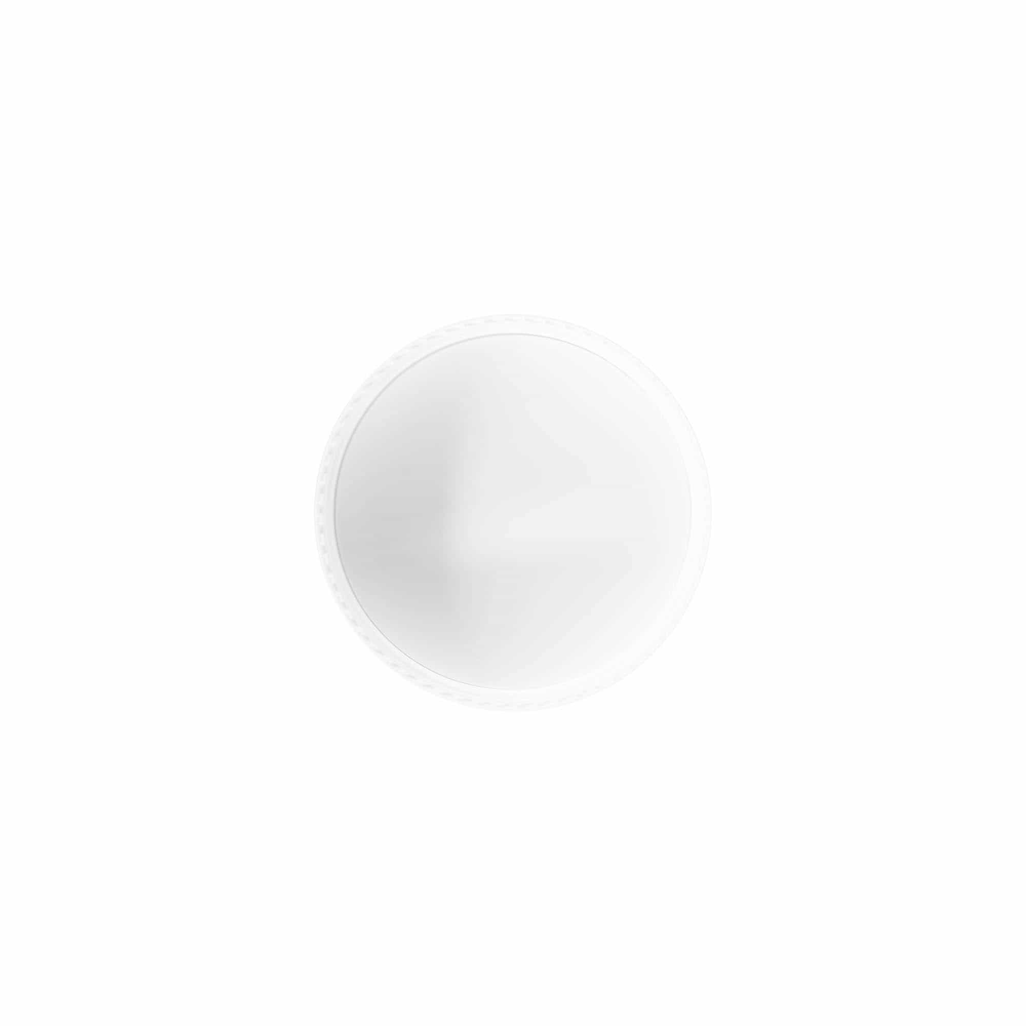 Chiusura a vite 50 ml 'Antonella', plastica PP, bianco