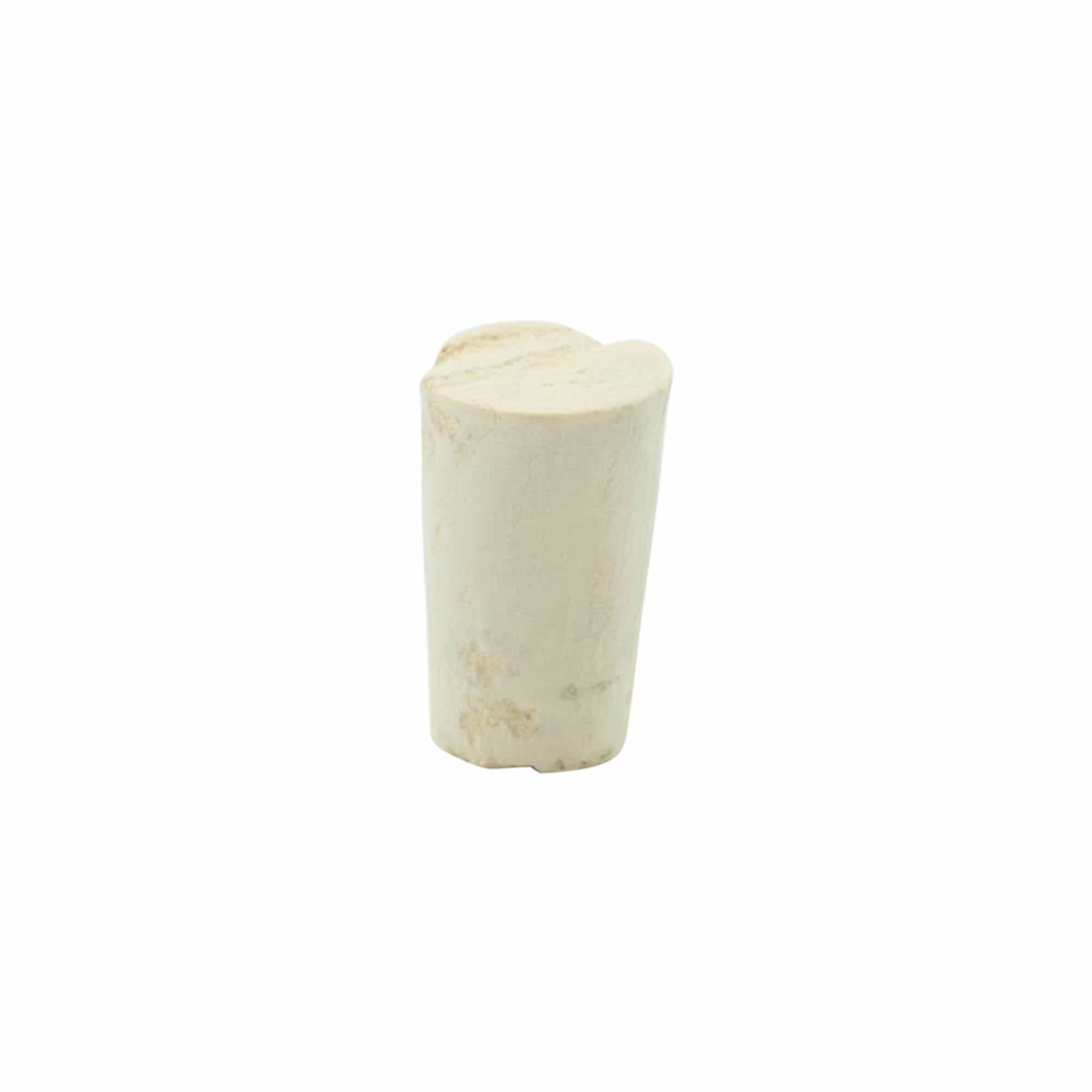 Tappo a punta 11-14 x 22, sughero naturale, sbiancato, per bocca: sughero