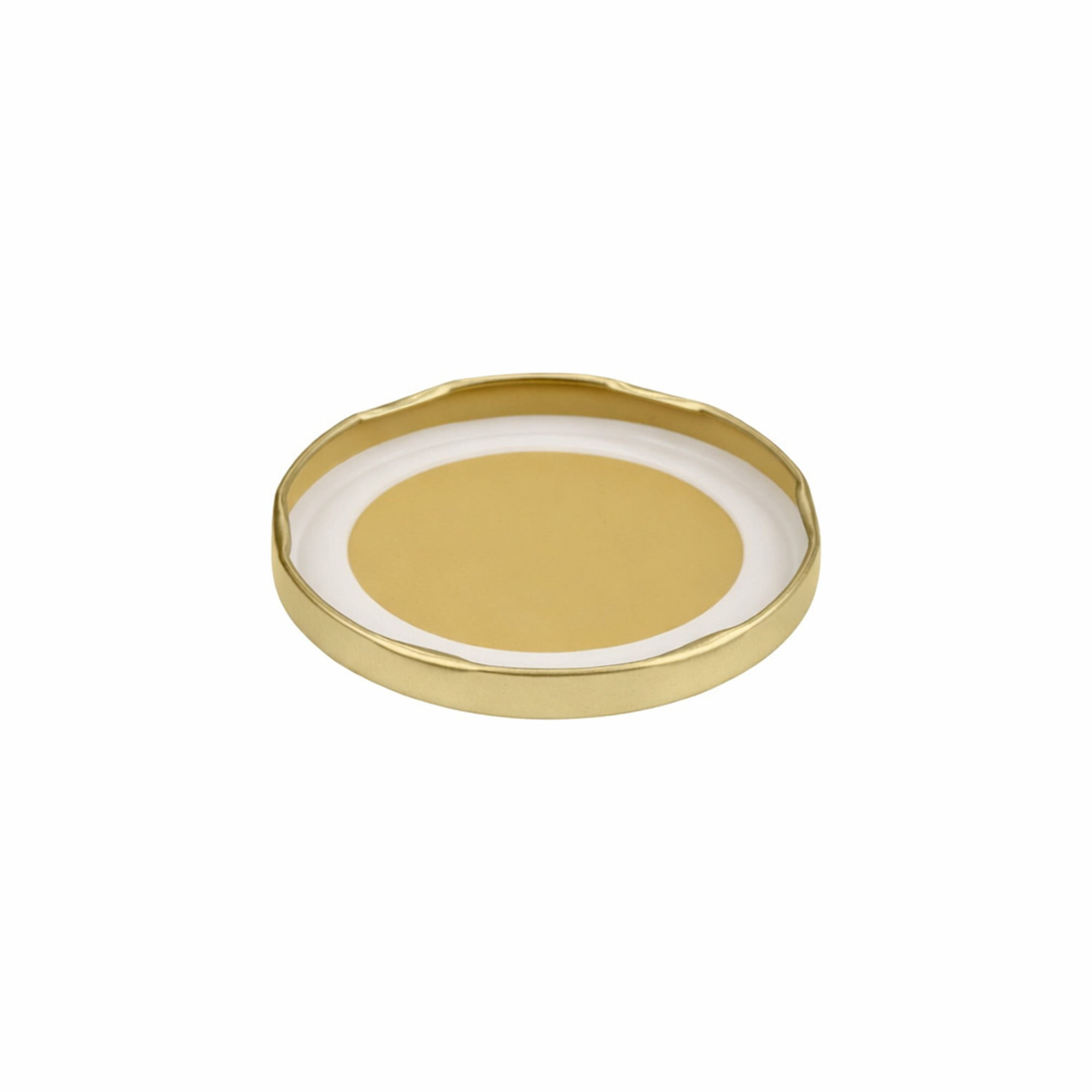 Tappi Twist-Off, lamina bianca, sterilizzabili, oro, per bocca: TO 82