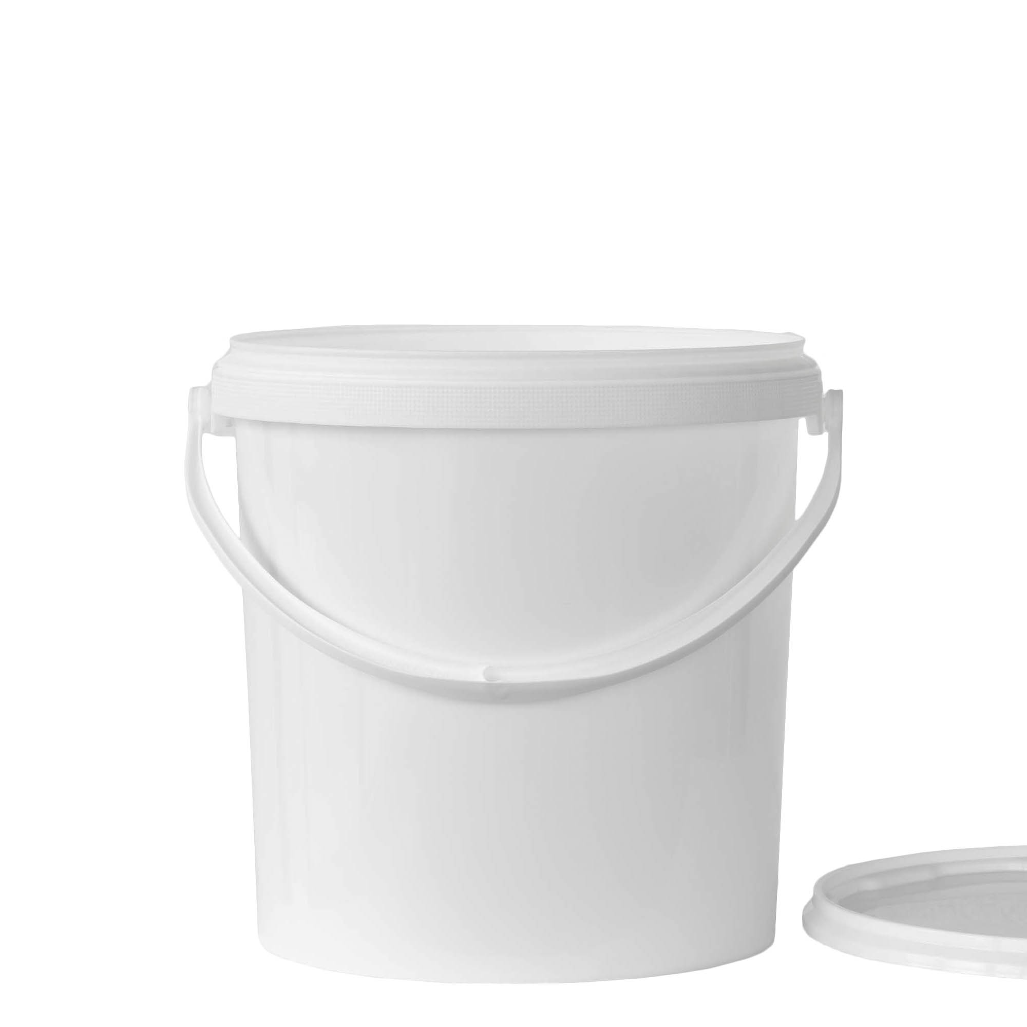 Secchio da 10 l, plastica PP, bianco