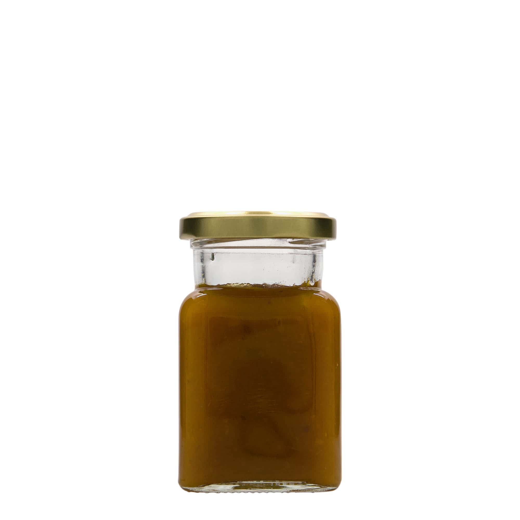 150 ml barattolo quadrato, bocca: Twist-Off (TO 53)