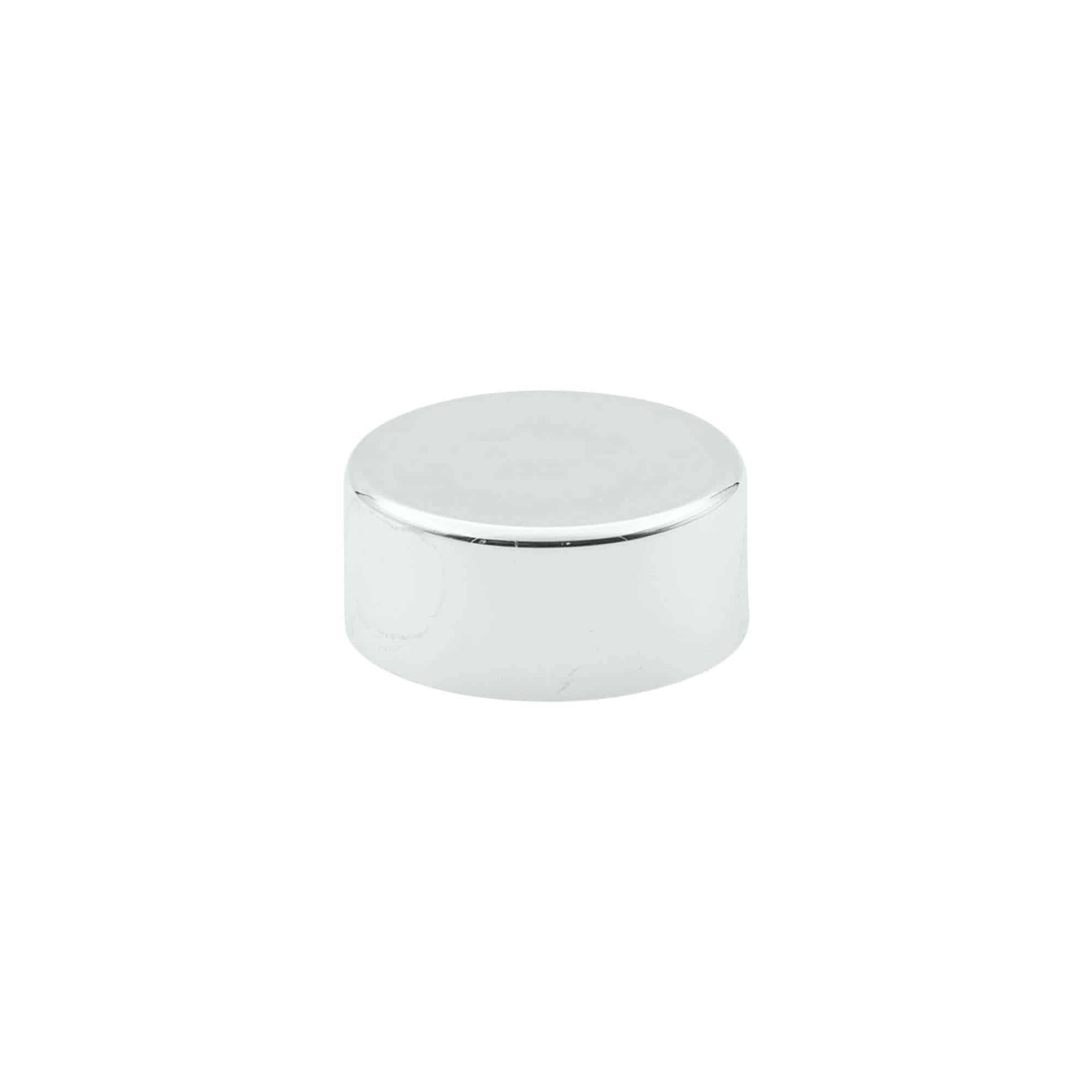Tappo a vite, plastica ABS, argento, per bocca: GPI 28/400