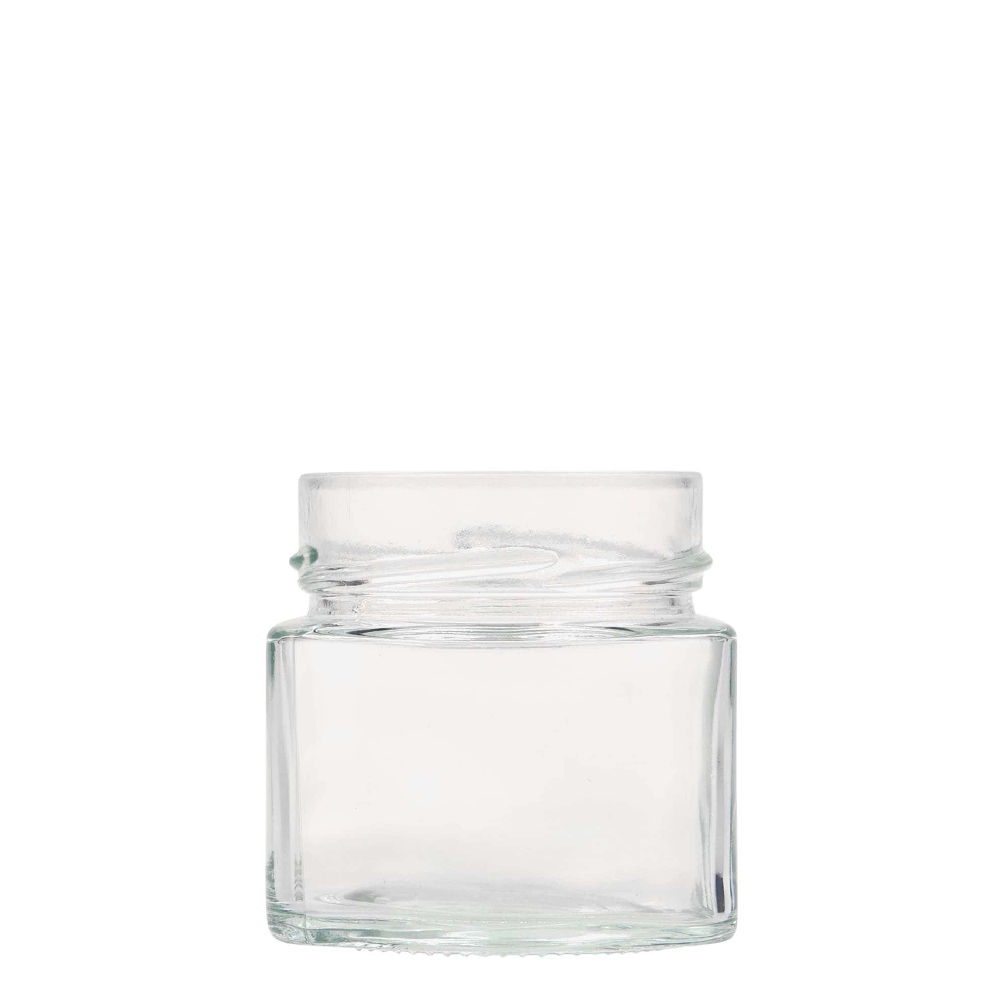 212 ml barattolo quadrato 'Kimba', bocca: Extra-Deep-Twist-Off (EDTO 70)