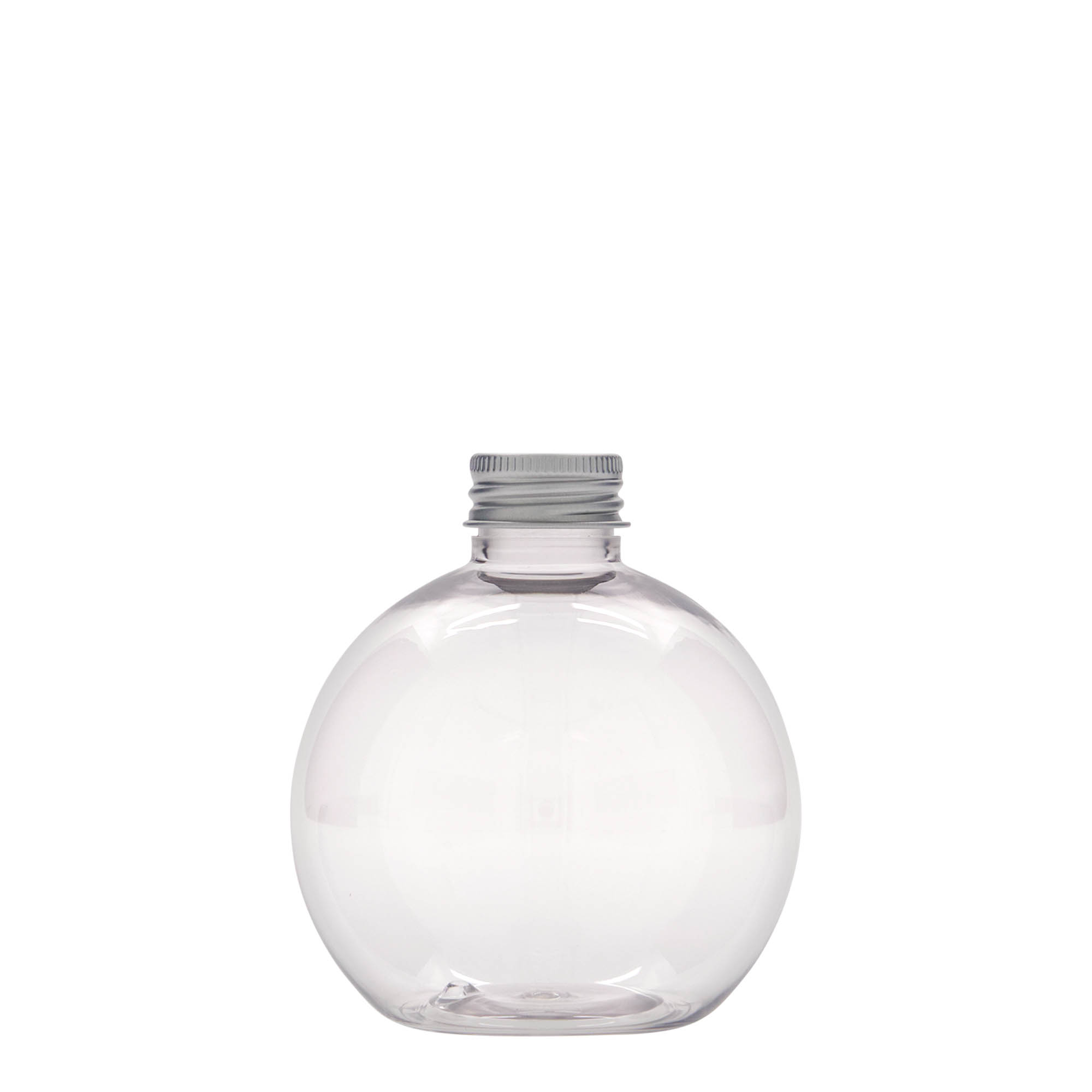 Bottiglia PET da 250 ml 'Perry', rotonda, plastica, bocca: 24/410