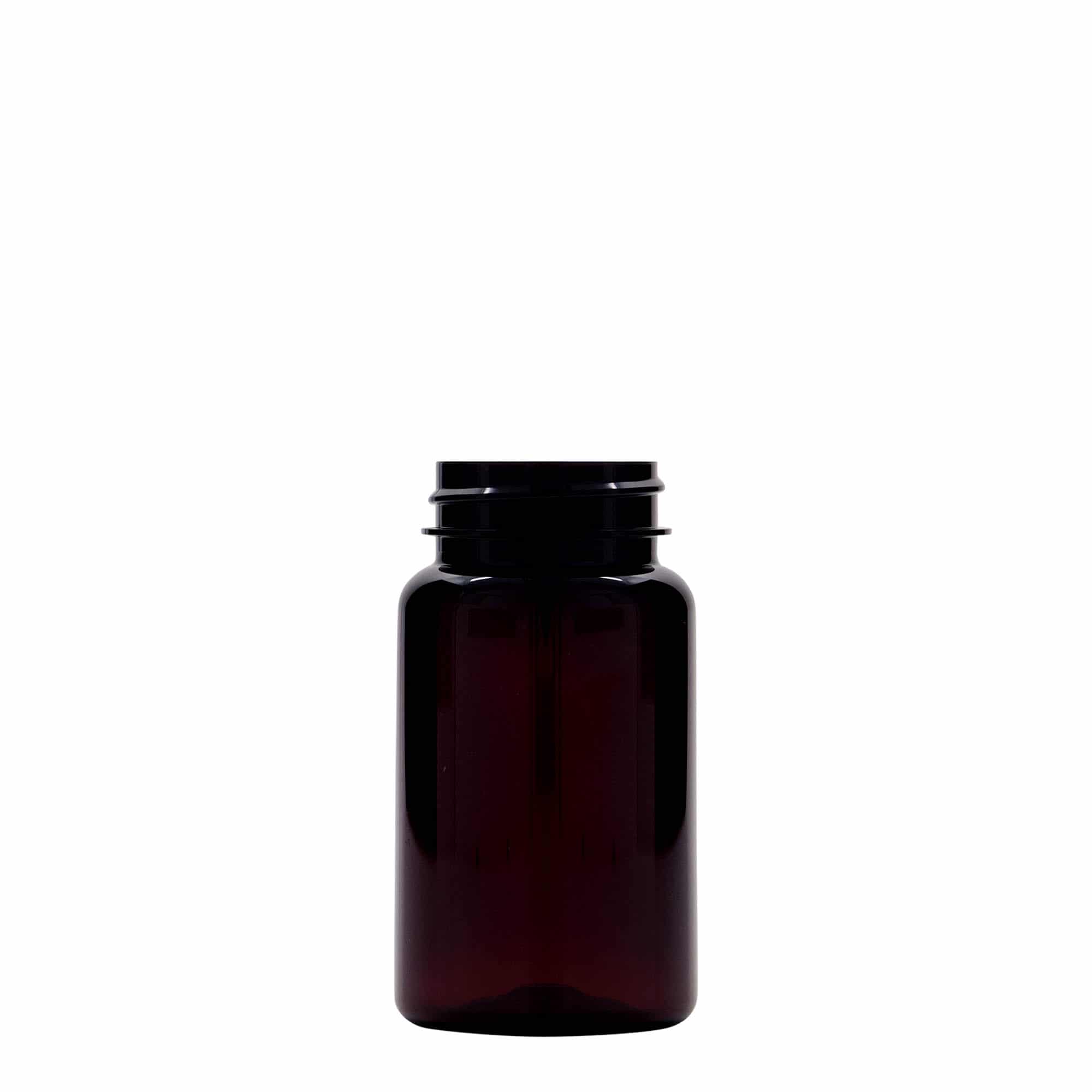 100 ml Barattolo PET-Packer, plastica, marrone, imboccatura: GPI 38/400 100 ml Barattolo PET-Packer, plastica, marrone, imboccatura: GPI 38/400