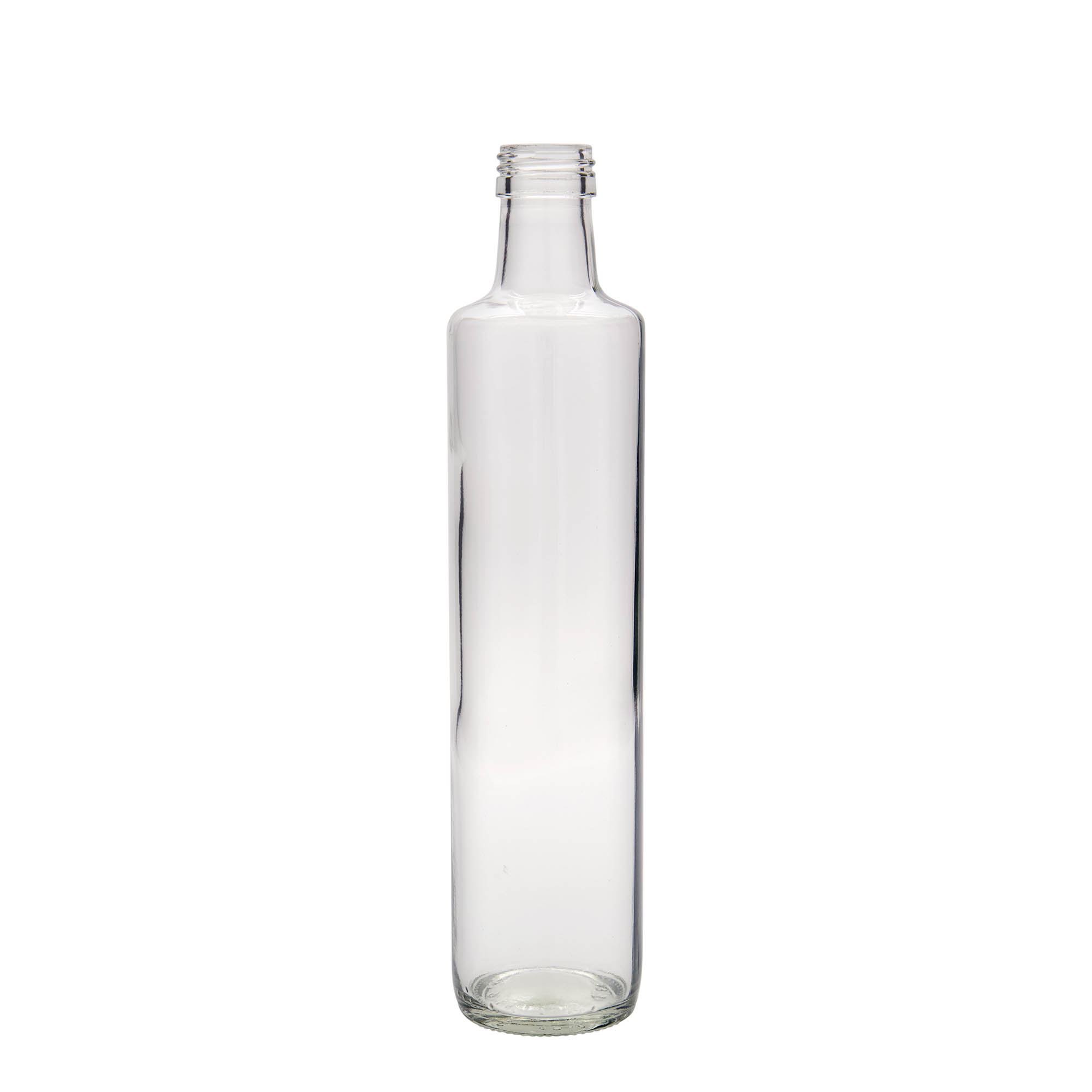 Bottiglia di vetro da 500 ml 'Dorica', bocca: PP 31,5 Bottiglia di vetro da 500 ml 'Dorica', bocca: PP 31,5