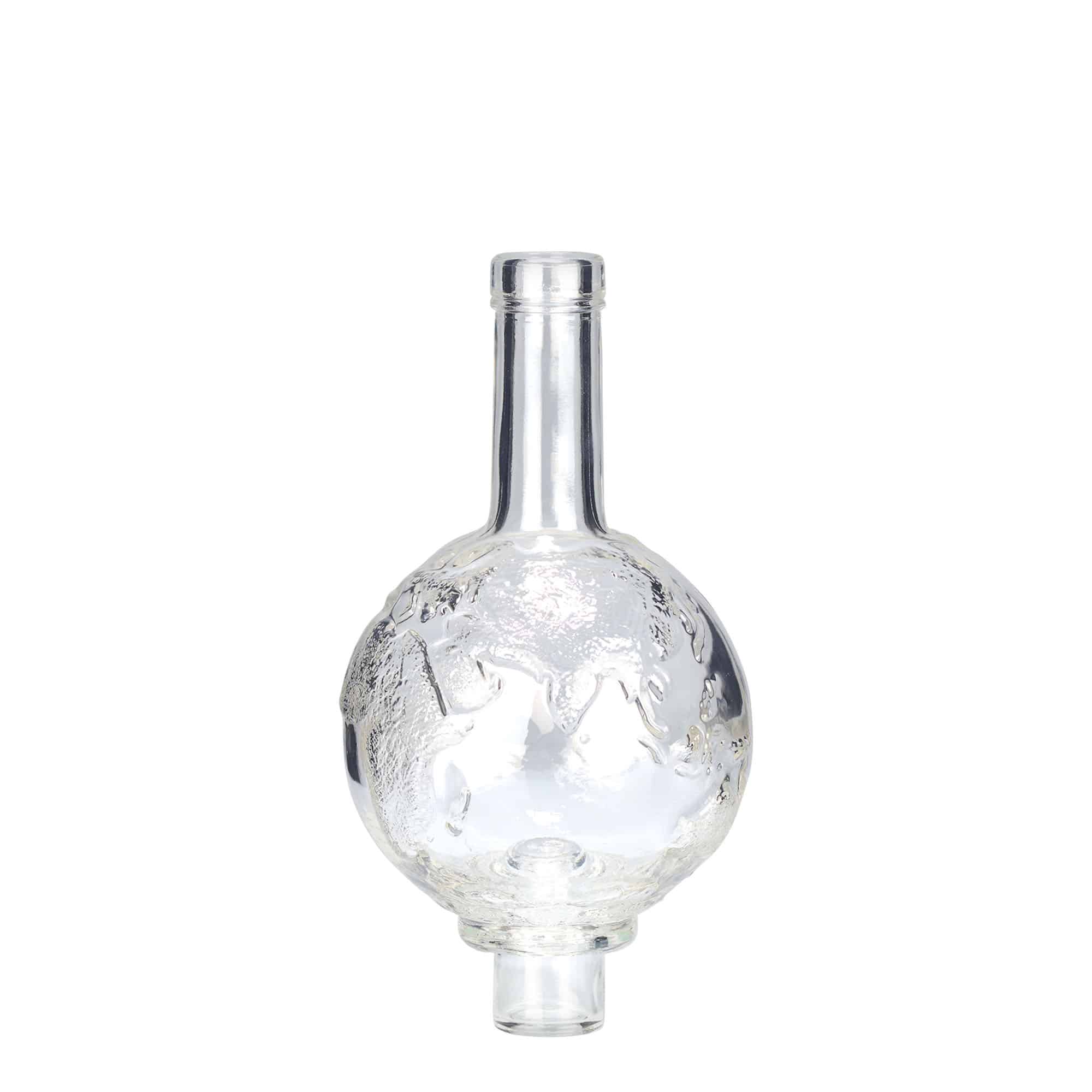 500 ml Bottiglia di vetro 'Globus', imboccatura: fascetta 500 ml Bottiglia di vetro 'Globus', imboccatura: fascetta