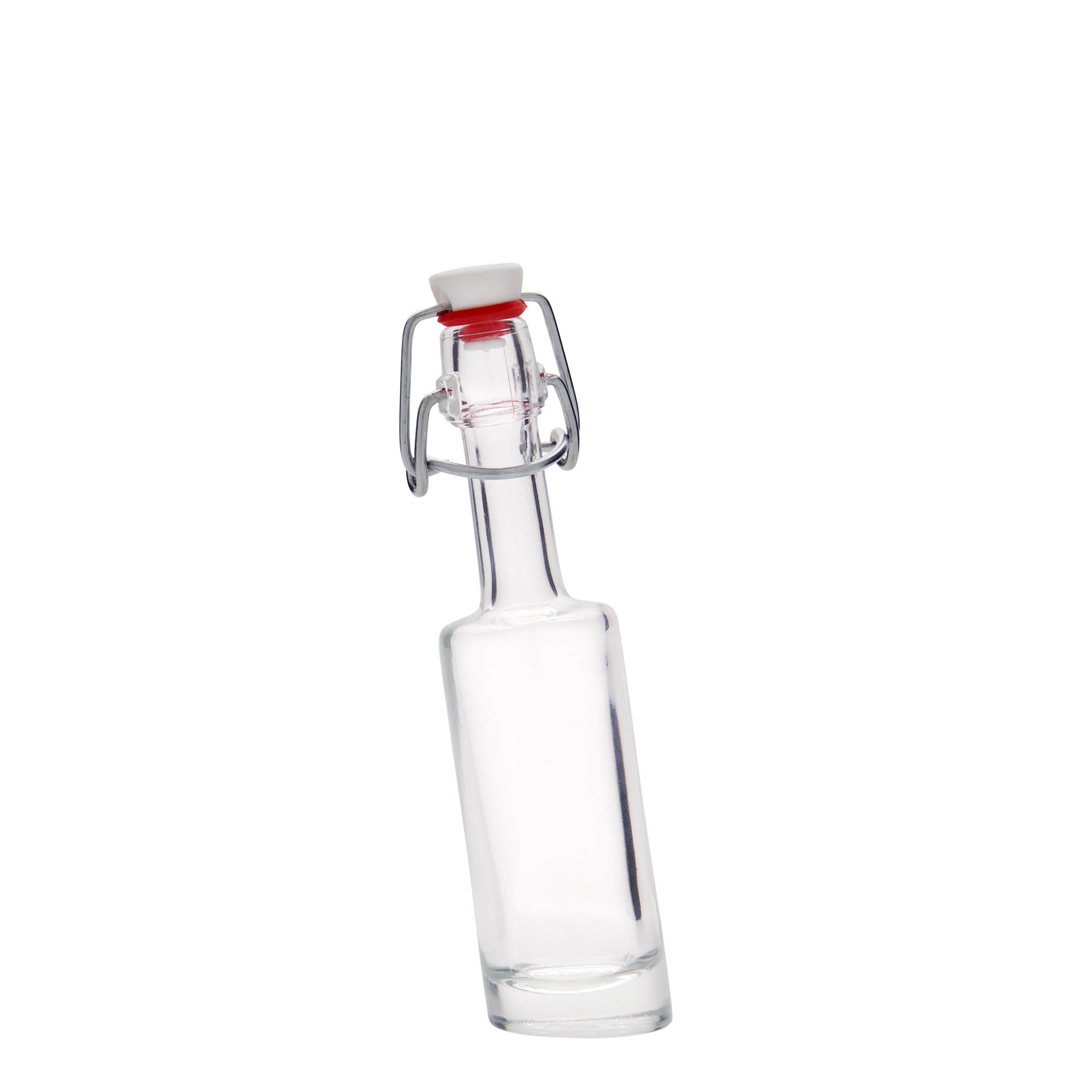 Bottiglia di vetro da 40 ml 'Bounty', bocca: chiusura a gancio Bottiglia di vetro da 40 ml 'Bounty', bocca: chiusura a gancio