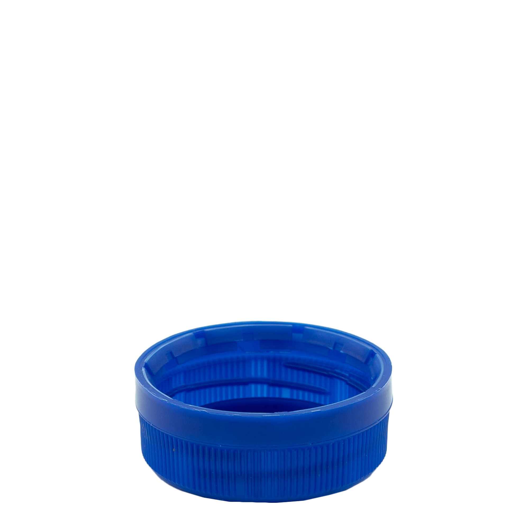 Tappo a vite con filetto doppio, plastica PE, blu, per bocca: PET 38 mm Tappo a vite con filetto doppio, plastica PE, blu, per bocca: PET 38 mm