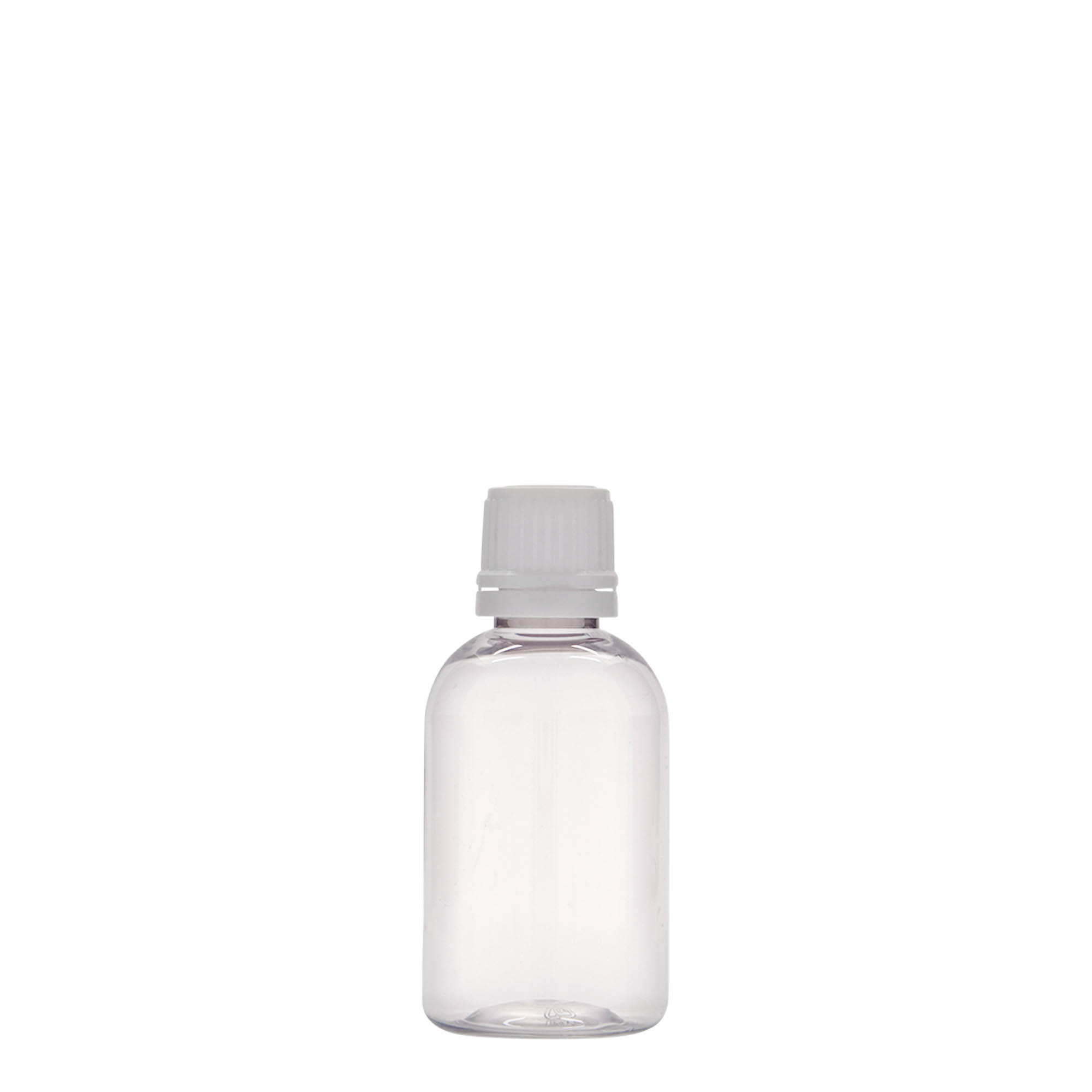 50 ml flacone medico in PET 'Easy Living', plastica, bocca: DIN 18