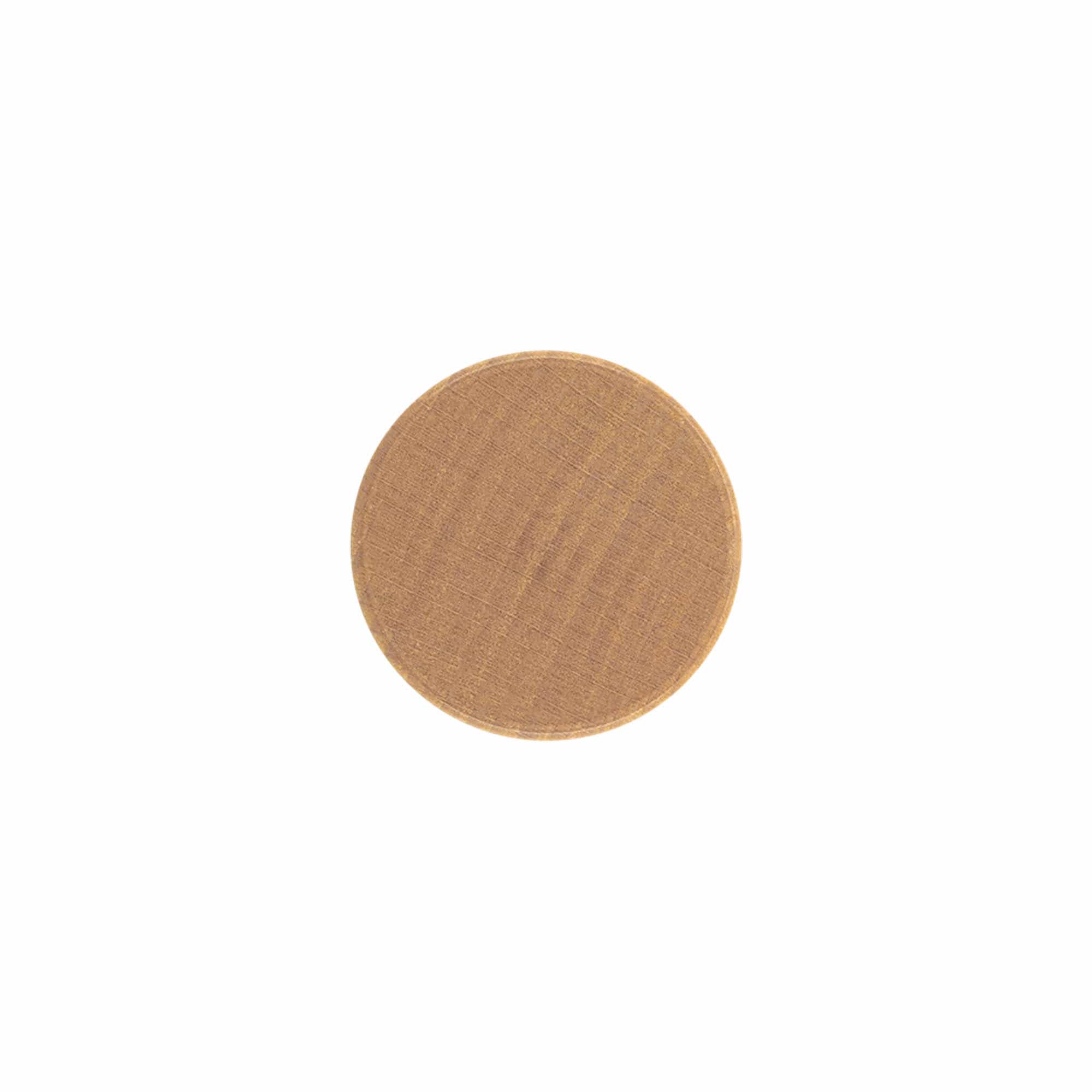 Chiusura a vite, metallo-legno, colore legno, per bocca: PP 28 Chiusura a vite, metallo-legno, colore legno, per bocca: PP 28
