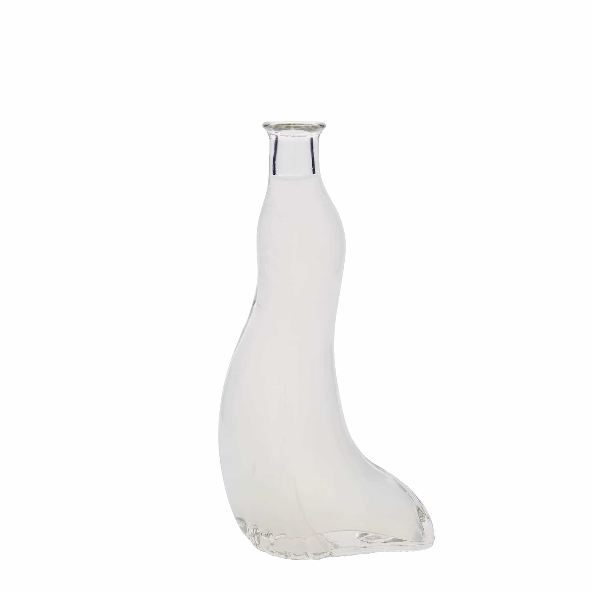 Bottiglia di vetro da 200 ml 'Foca', bocca: sughero Bottiglia di vetro da 200 ml 'Foca', bocca: sughero