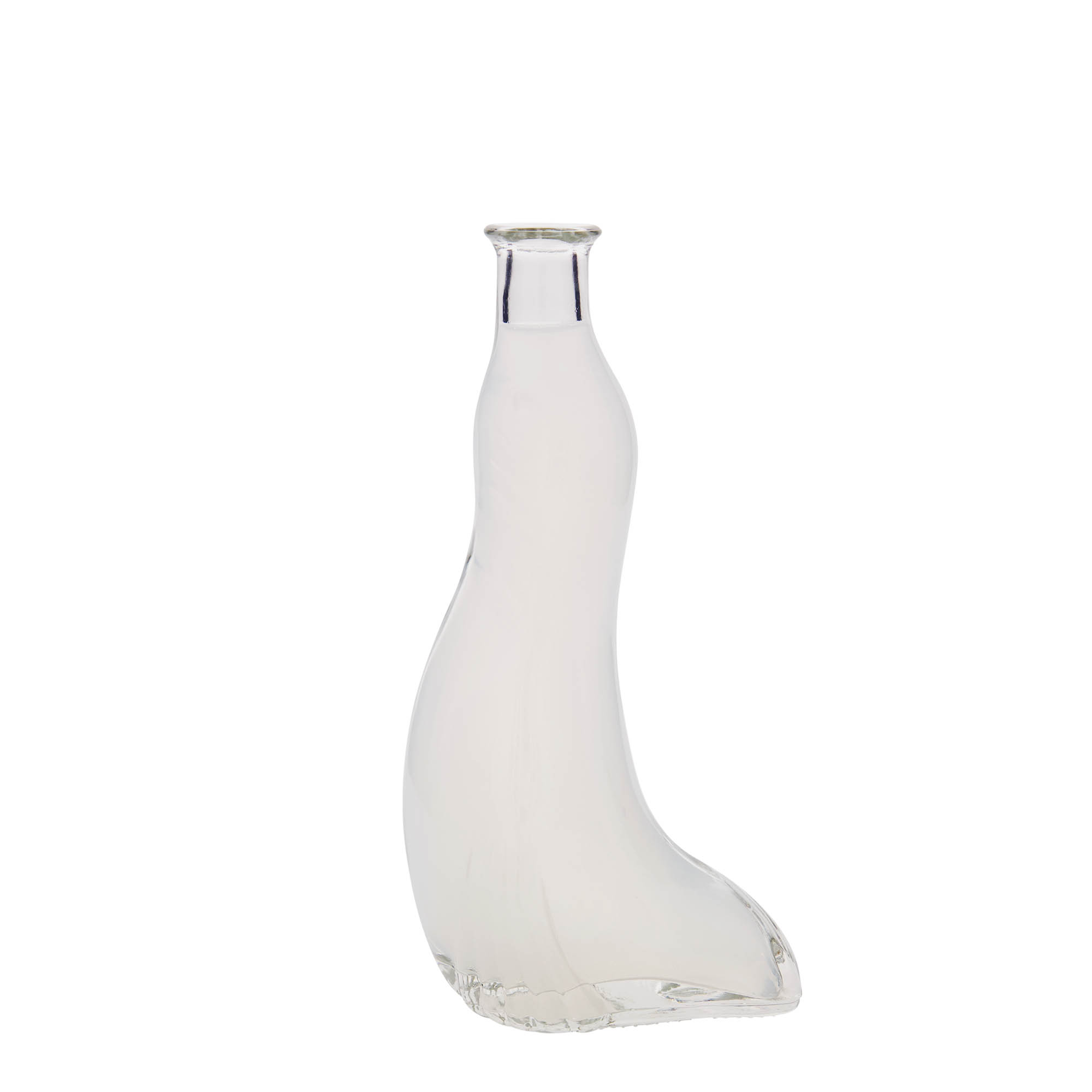 Bottiglia di vetro da 200 ml 'Foca', bocca: sughero
