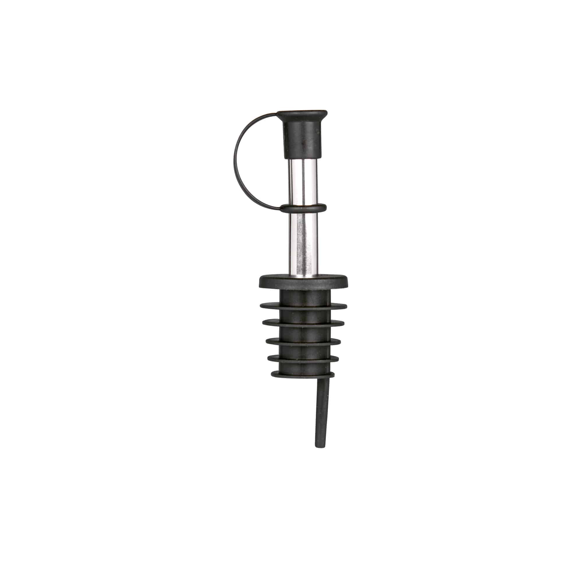 Beccuccio Inox con tappo, acciaio inox, argento