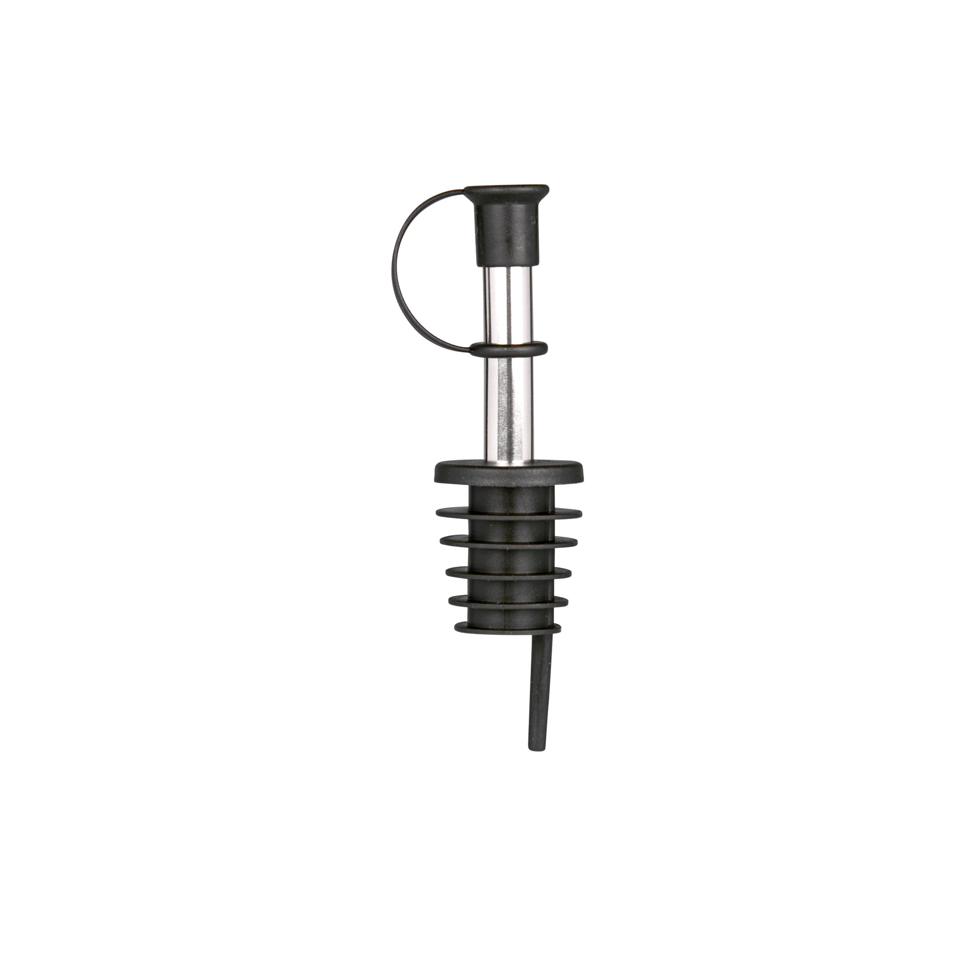 Beccuccio Inox con tappo, acciaio inox, argento