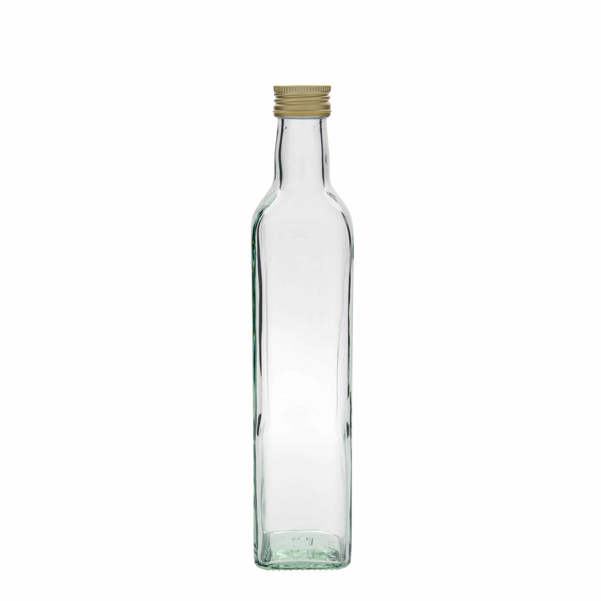 Bottiglia di vetro da 500 ml 'Marasca', quadrata, bocca: PP 31,5